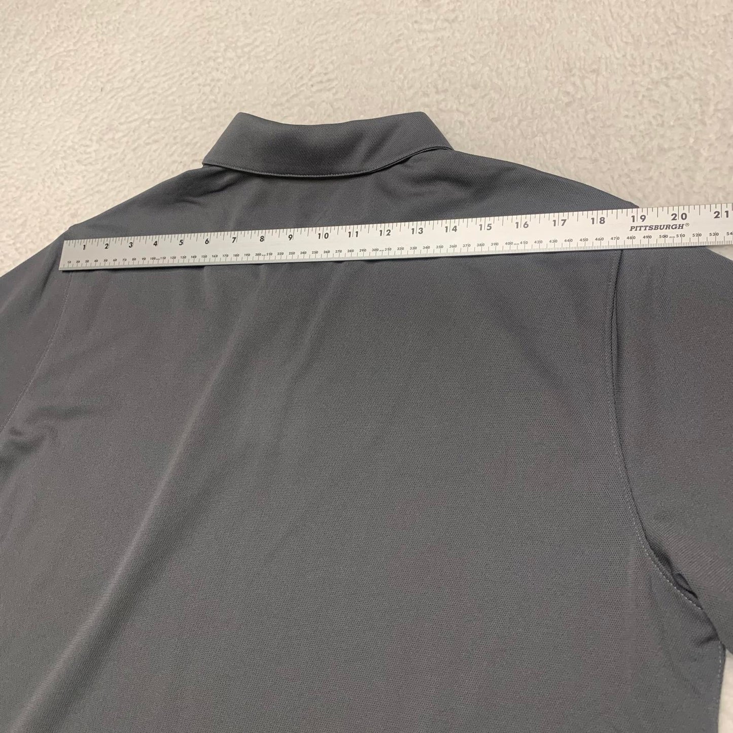 Nike Dri-FIT Gray Polo Shirt with MK Illumination Logo