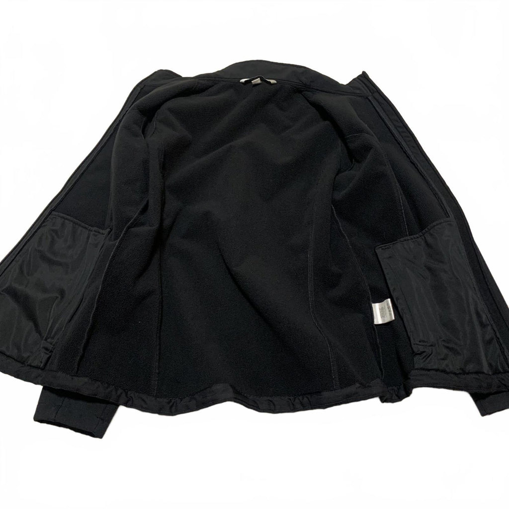 Chaqueta polar softshell negra para mujer Port Authority, talla L, con cremallera ACME