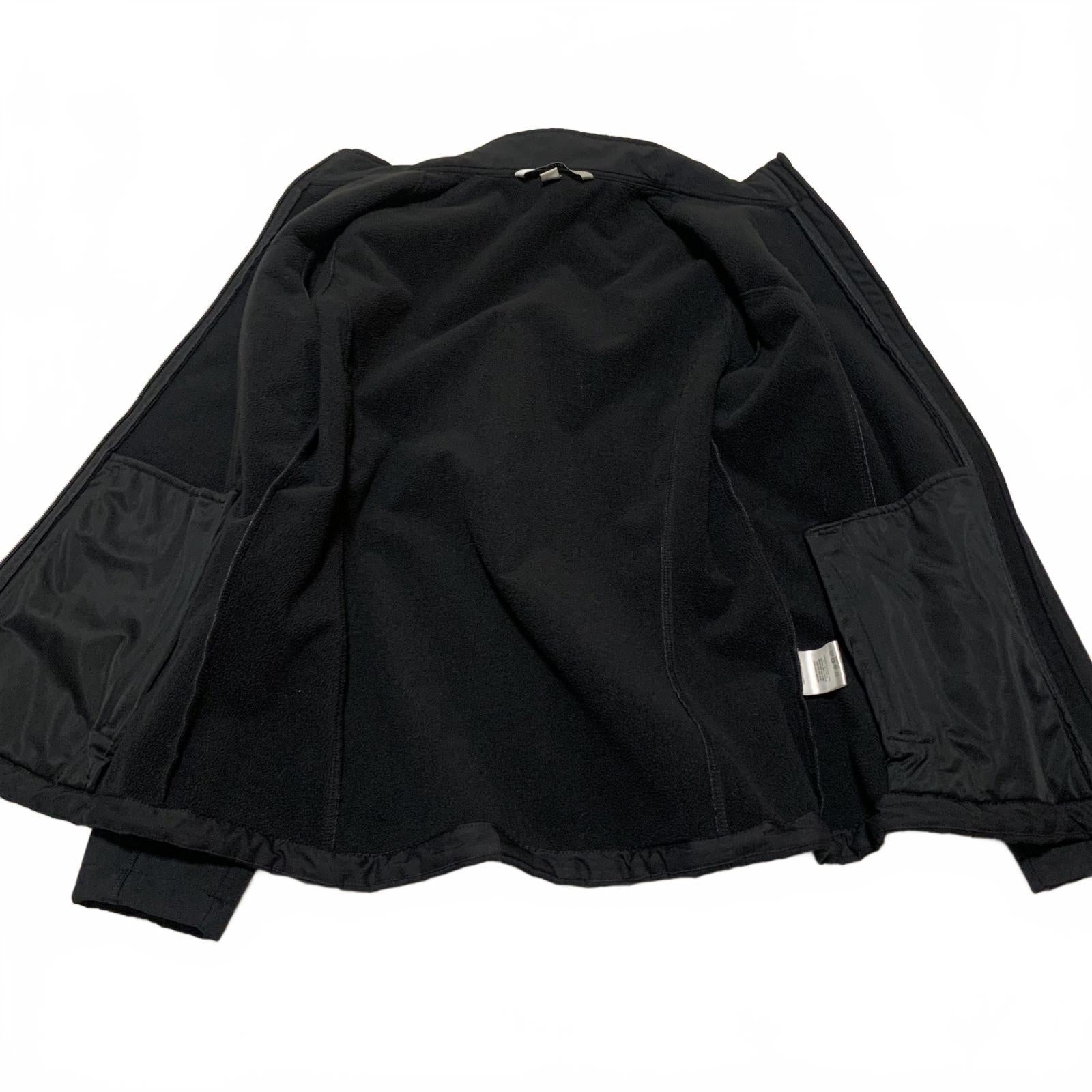 Chaqueta polar softshell negra para mujer Port Authority, talla L, con cremallera ACME