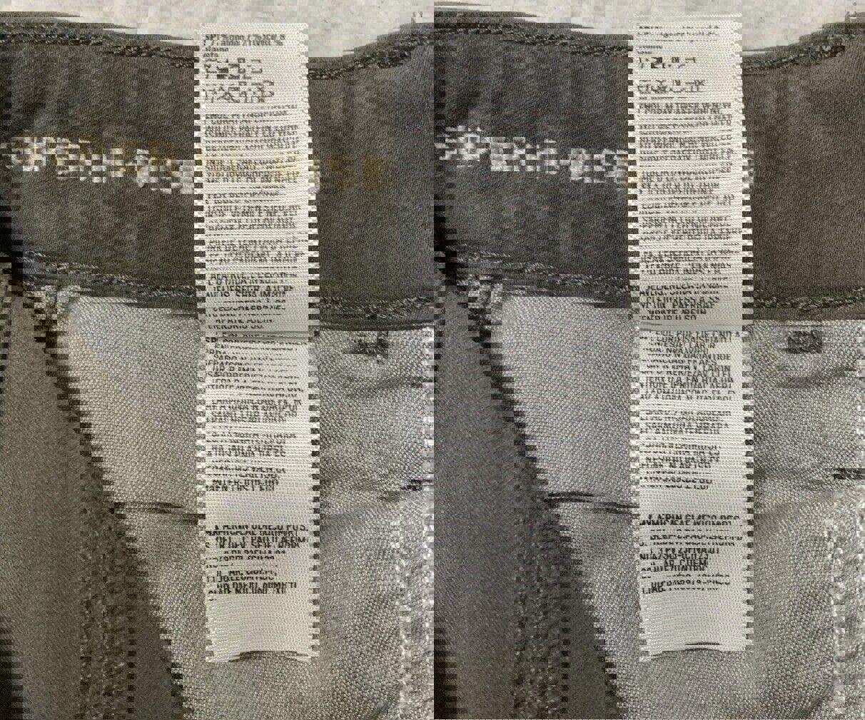 Jeggings elásticos de tiro alto superalto de American Eagle para mujer, talla 2 regular, color verde grisáceo