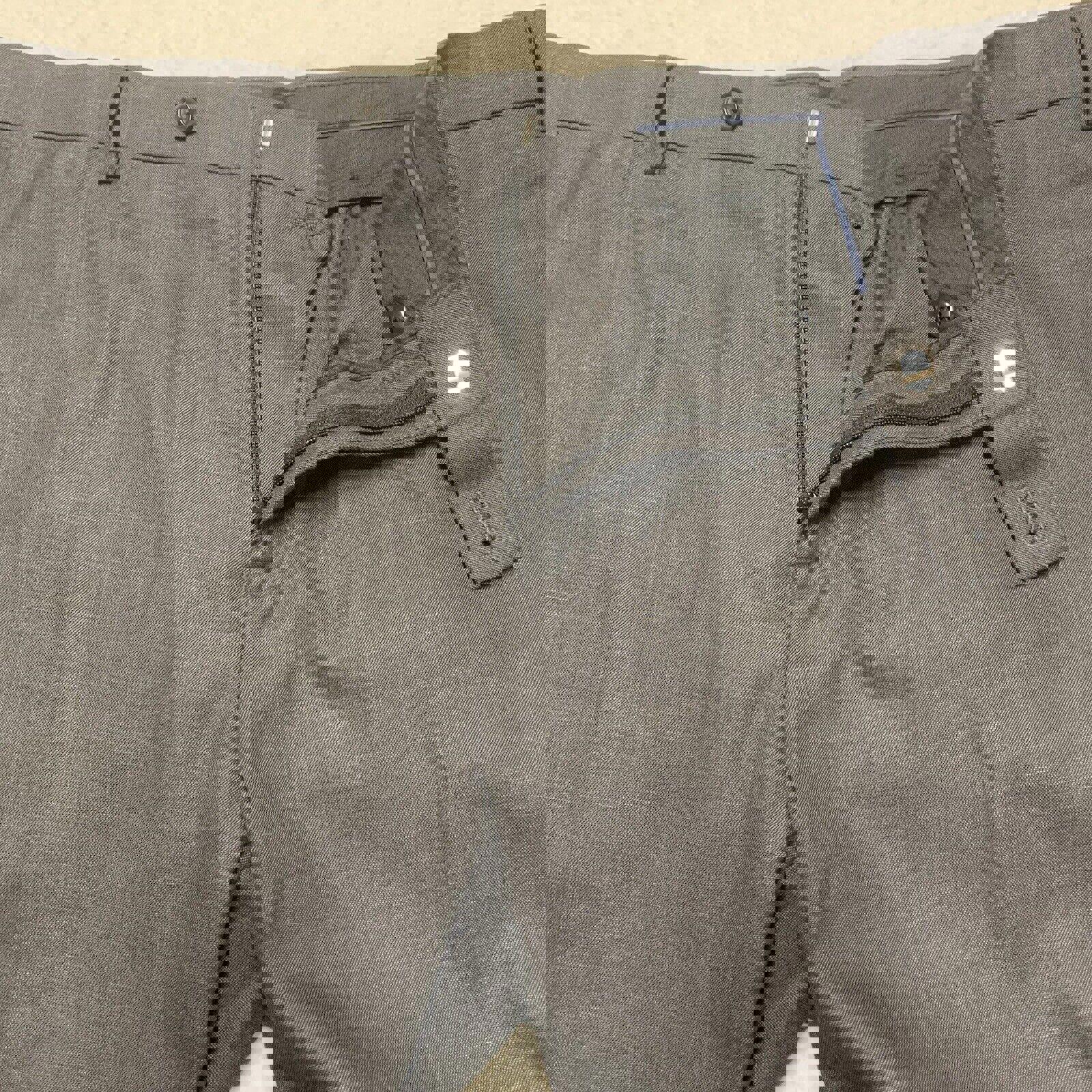 Pantalones de vestir grises para hombre de Lauren Ralph Lauren, talla 42 ancho x 30 largo