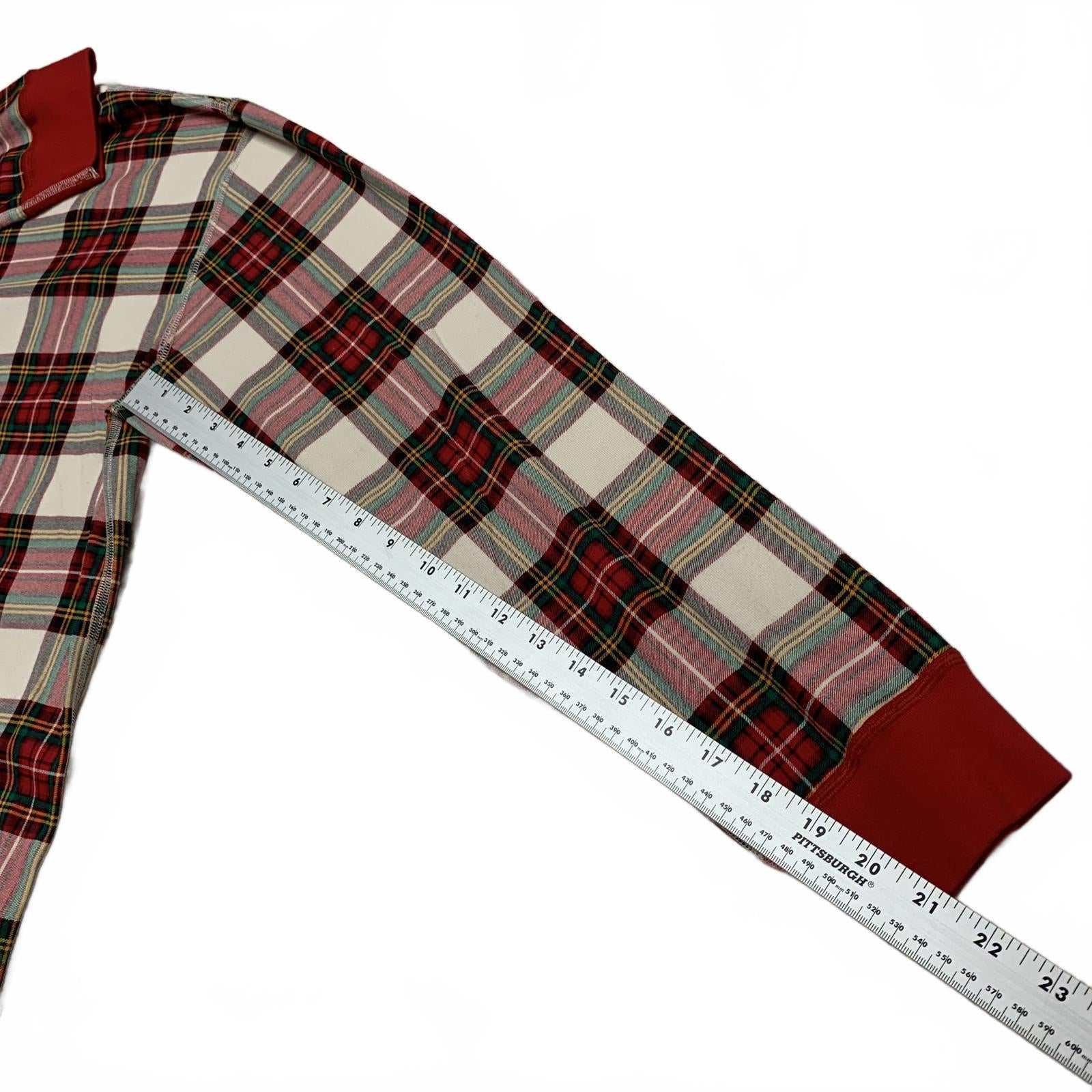 Camisa de manga larga a cuadros rojos de Hanna Andersson, talla XXL, para mujer, de algodón orgánico