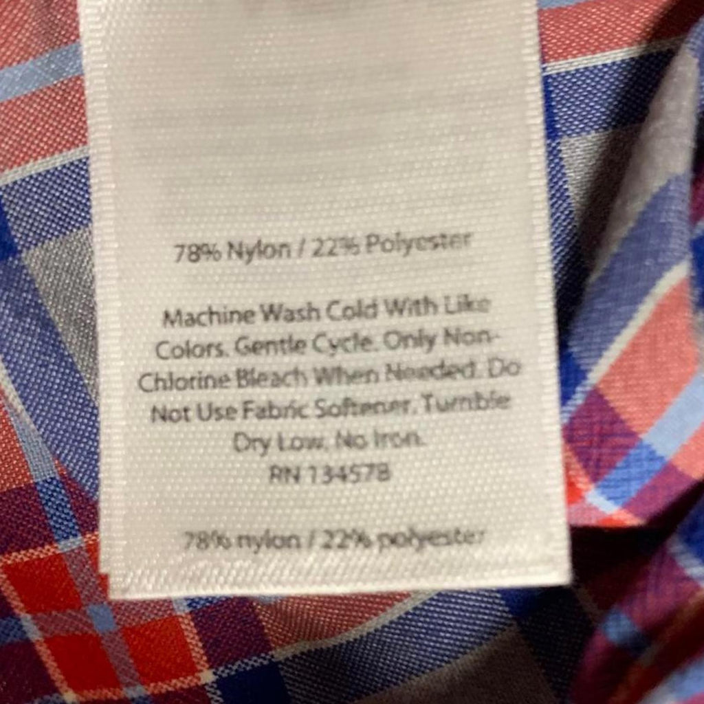 Camisa clásica con botones Murray de cuadros rojos para hombre, talla XXL, de Vineyard Vines