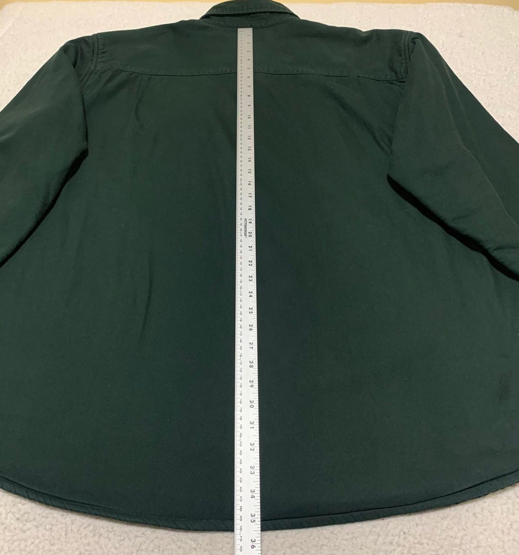 Vintage Tri Mountain Men's Green Fleece Jacket 3XL RN88051 Outdoor Workwear Y2K
