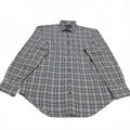 Camisa clásica a cuadros negra y gris para hombre, talla grande, de Maker Company