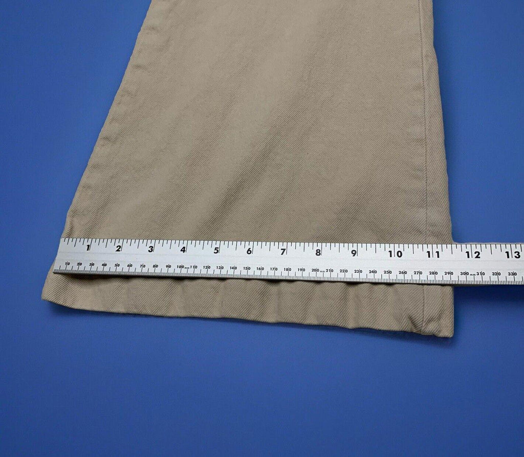 Rolla's Jeans - Vaqueros acampanados beige con botones y pierna abierta para mujer, talla 25