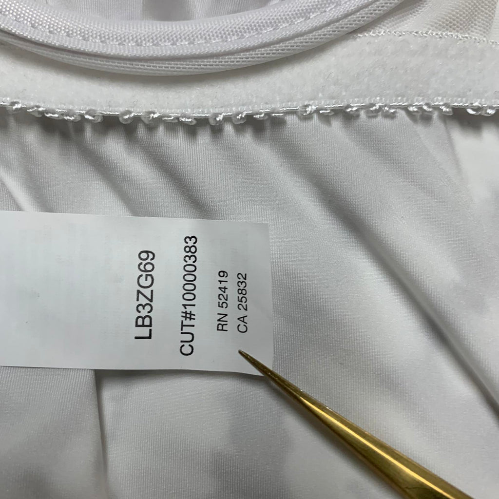 Top tankini con estampado de cebra marrón tostado para mujer La Blanca talla 6 con soporte de sujetador incorporado