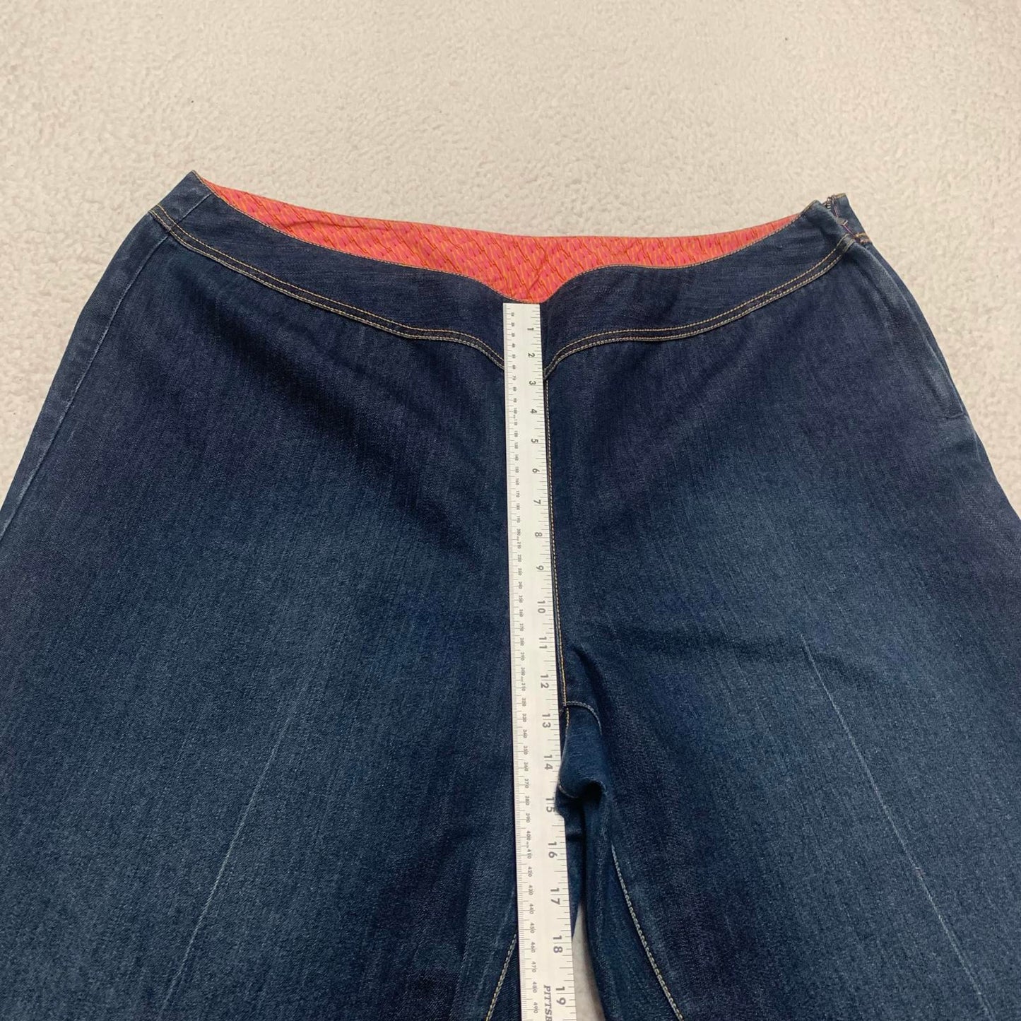 Sigrid Olsen Women's Sz 20 W Denim Jeans  Wide-Leg 44 x 30