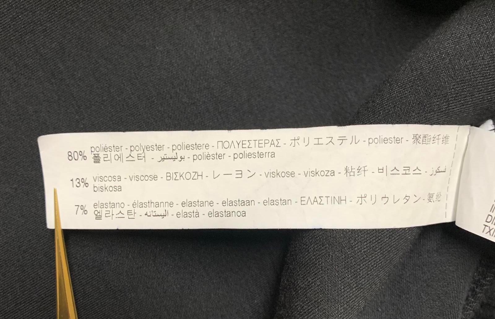 Sudadera con capucha y cremallera negra informal para mujer, talla grande, de ZARA