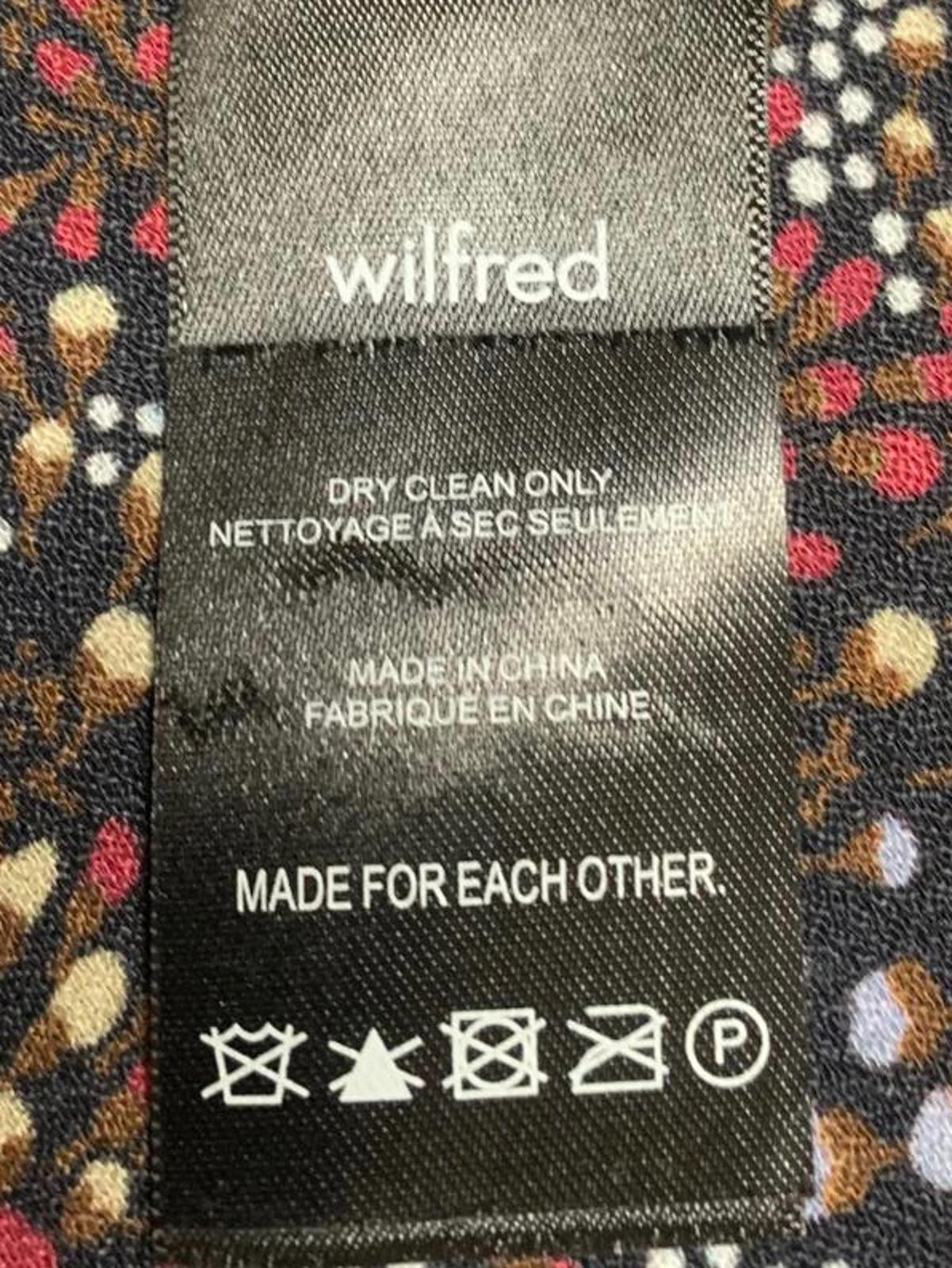 Vestido Wilfred de manga larga con estampado floral y hombros abullonados para mujer, talla 8