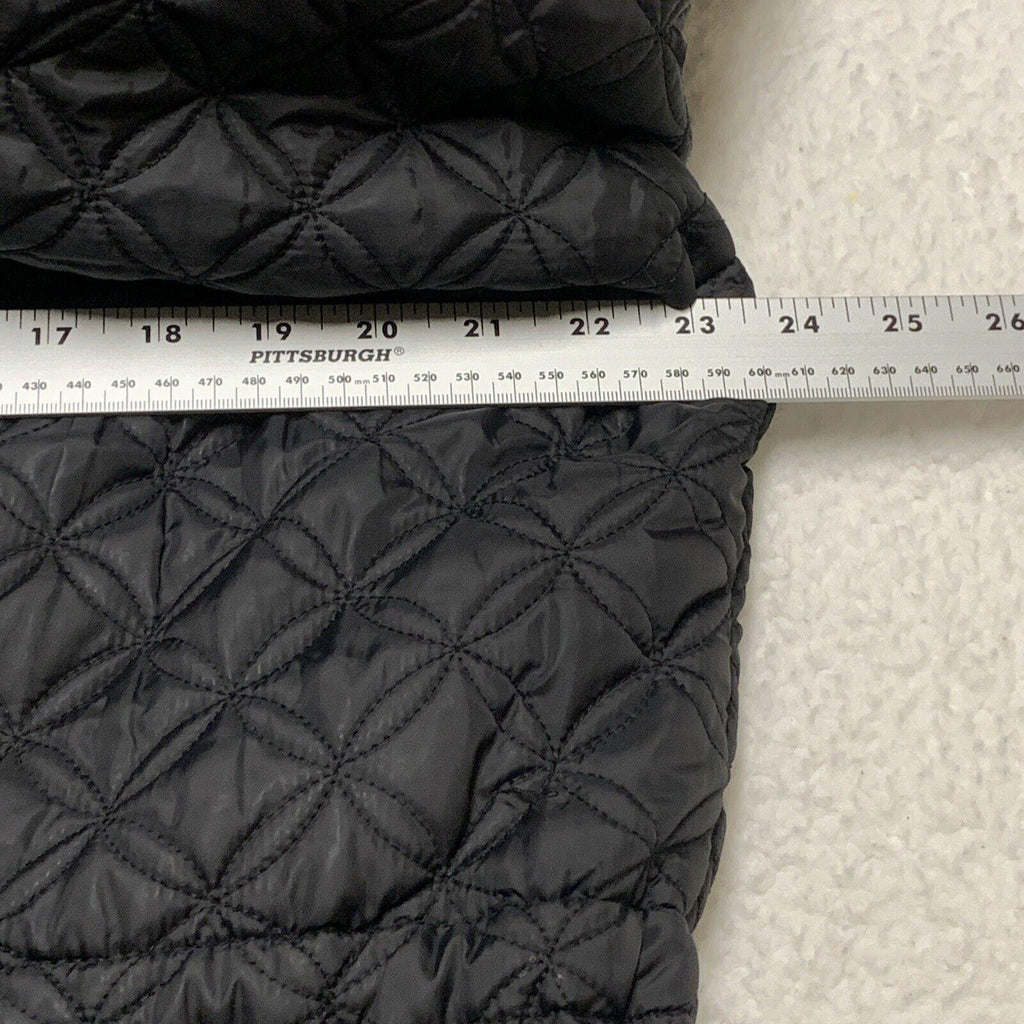 MARC New York Andrew Marc Abrigo acolchado de invierno negro de piel sintética XL para mujer