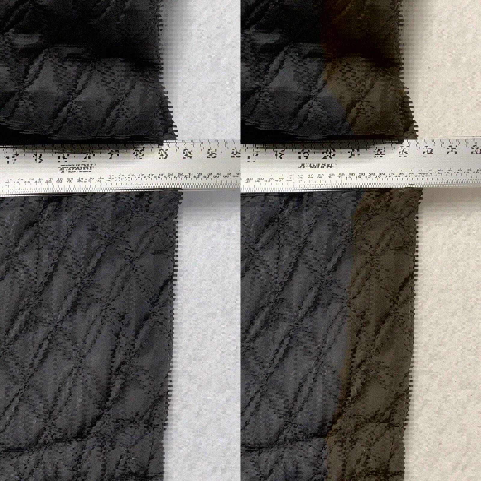 MARC New York Andrew Marc Abrigo acolchado de invierno negro de piel sintética XL para mujer