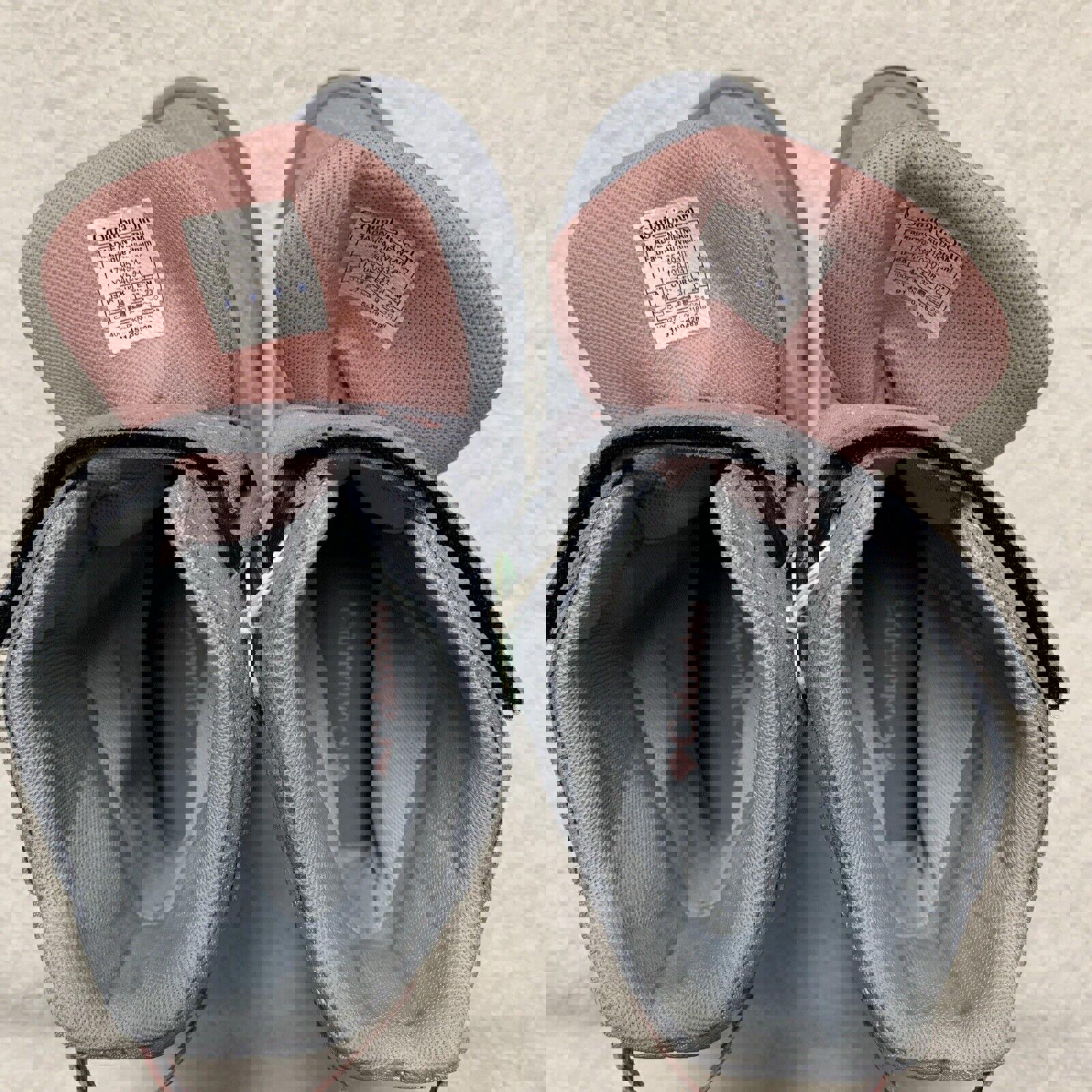 Botas de nieve Columbia para jóvenes, talla 5, impermeables, de invierno, Omni-Grip, gris y rosa