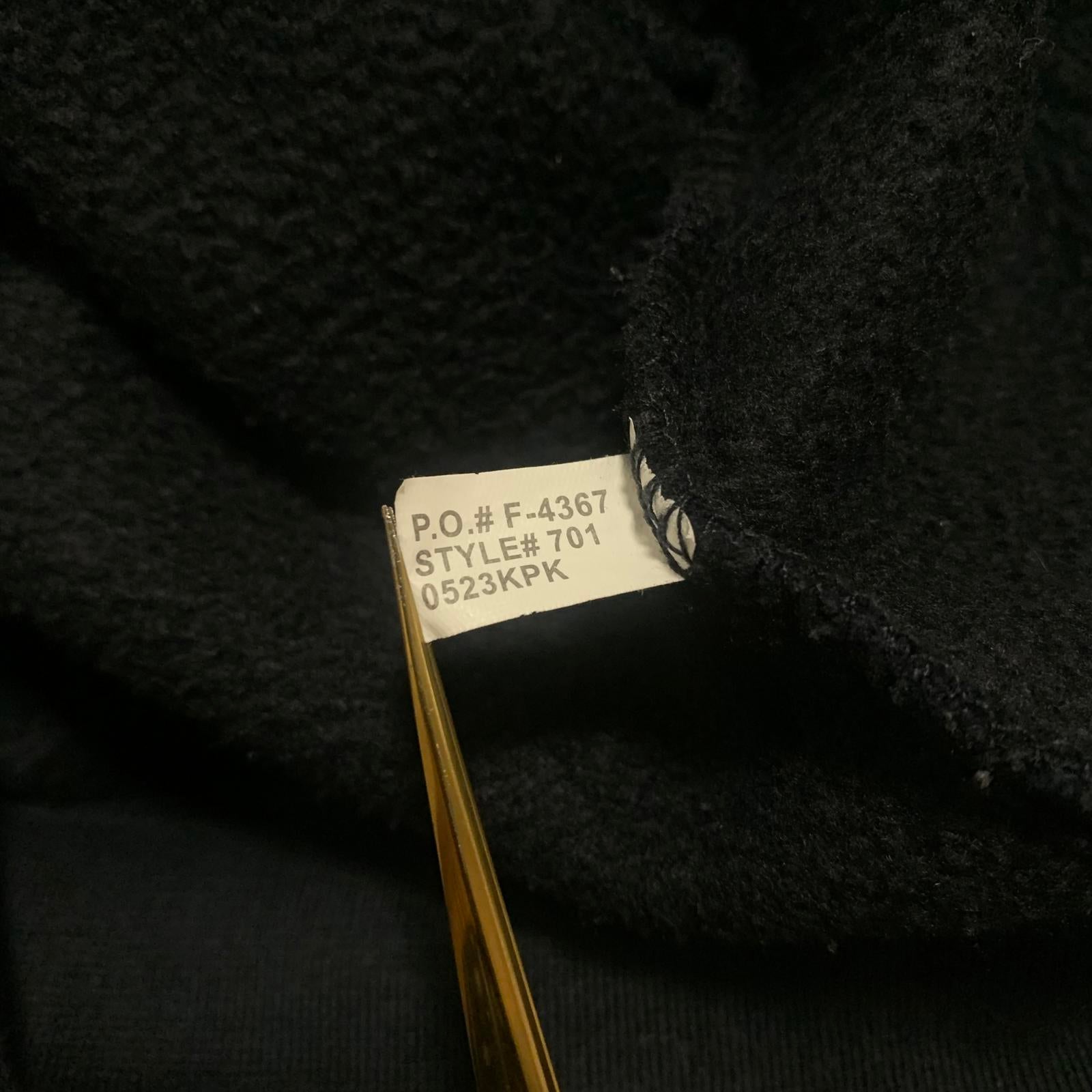 Sudadera con capucha de fútbol de los Pennant Panthers, unisex, talla M, color negro