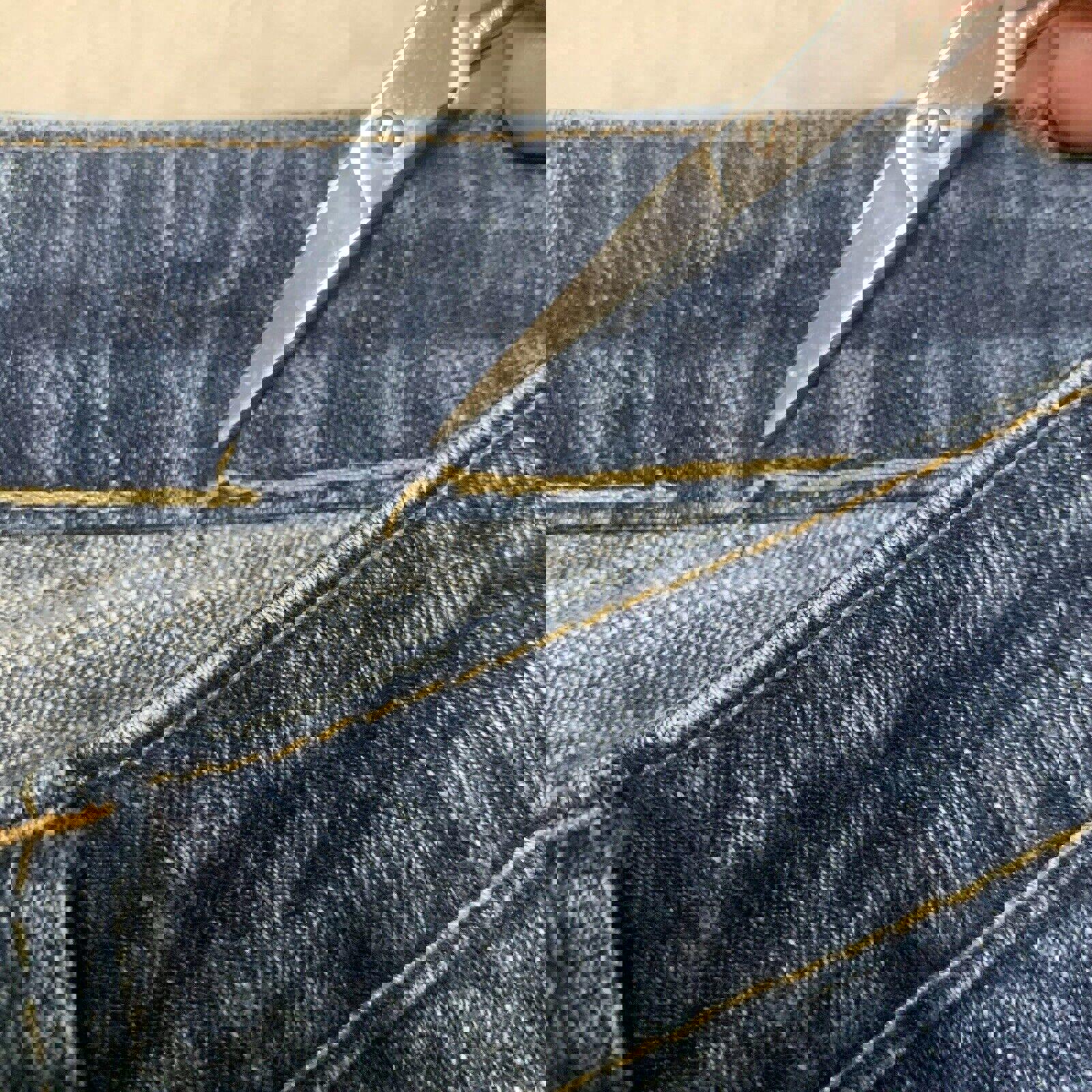 Vaqueros ajustados True Religion para mujer, talla 29, con solapa trasera azul