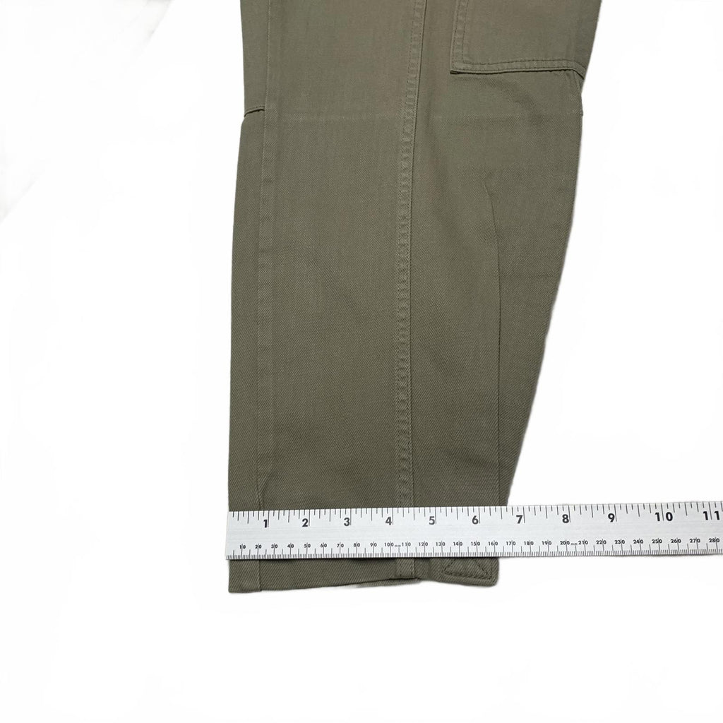 Pantalones cargo Banana Republic para mujer, talla 10, verde oliva, 33,5 x 25 L