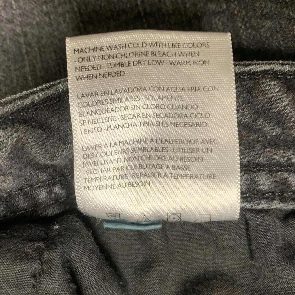 Jeans de tiro alto y control de abdomen de Style &amp; Co para mujer, talla 24W, color gris