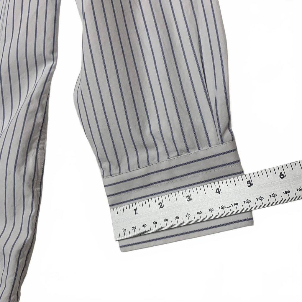 Camisa Banana Republic de rayas blancas y azules, ajustada, talla XL para hombre