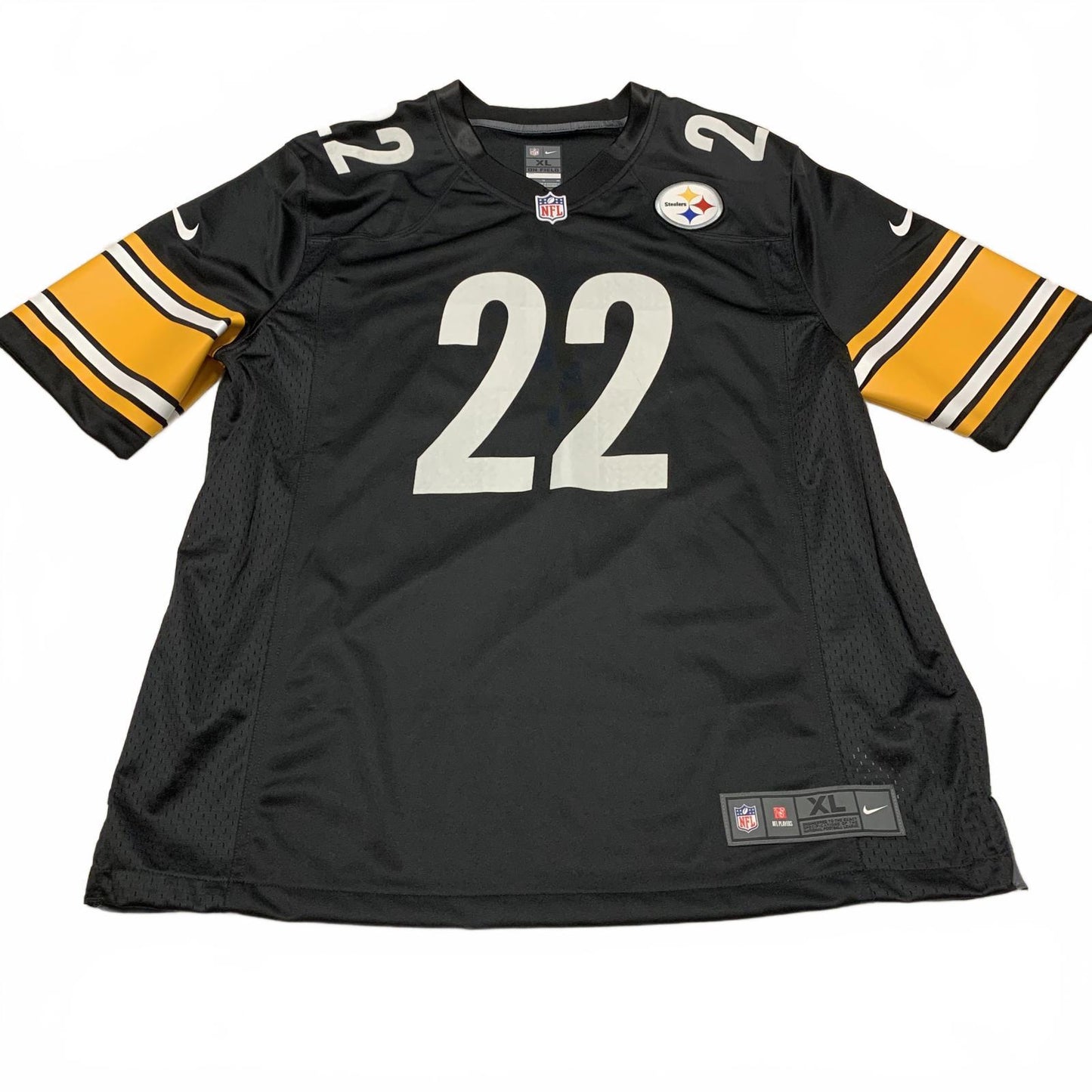Pittsburgh Steelers Najee Harris #22 Jersey Men's XL Black Yellow NFL
