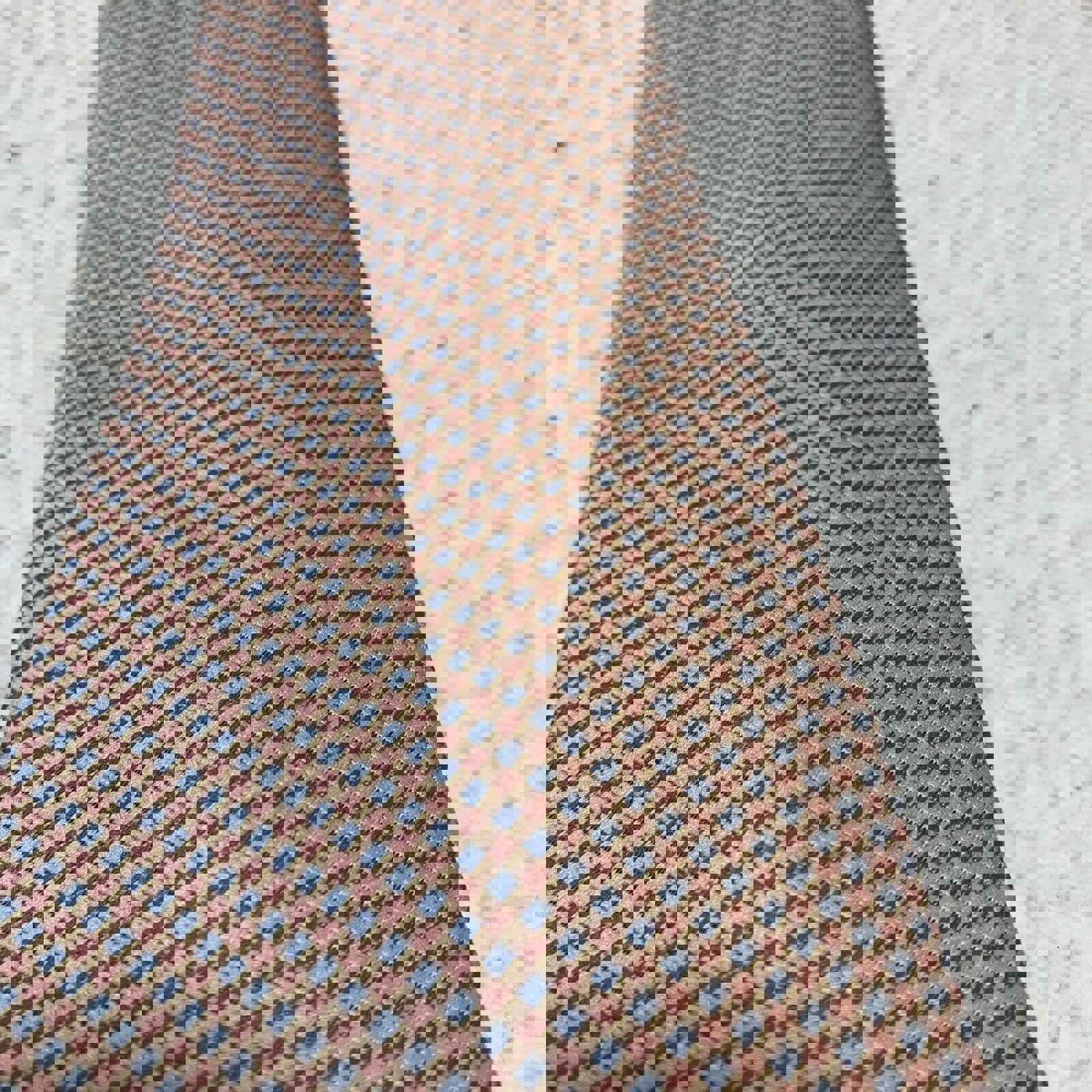 Laurant Bennet Milano Men's Tie Peach Blue Brown