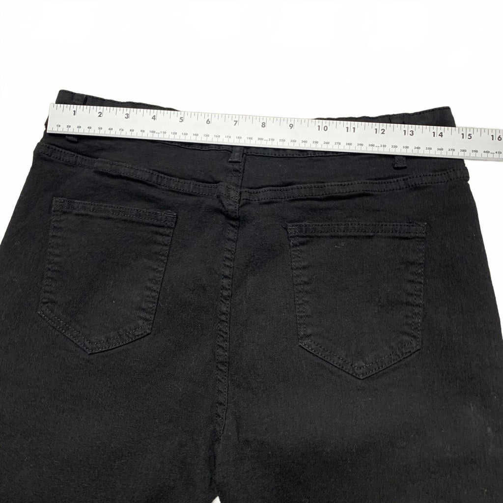 Vaqueros negros ajustados y elegantes sin marca XL W29x27.5L