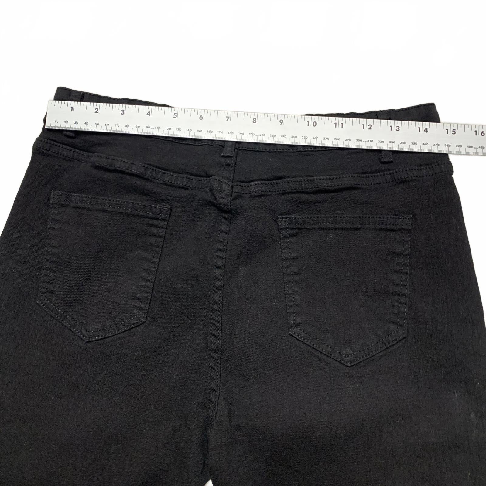 Vaqueros negros ajustados y elegantes sin marca XL W29x27.5L