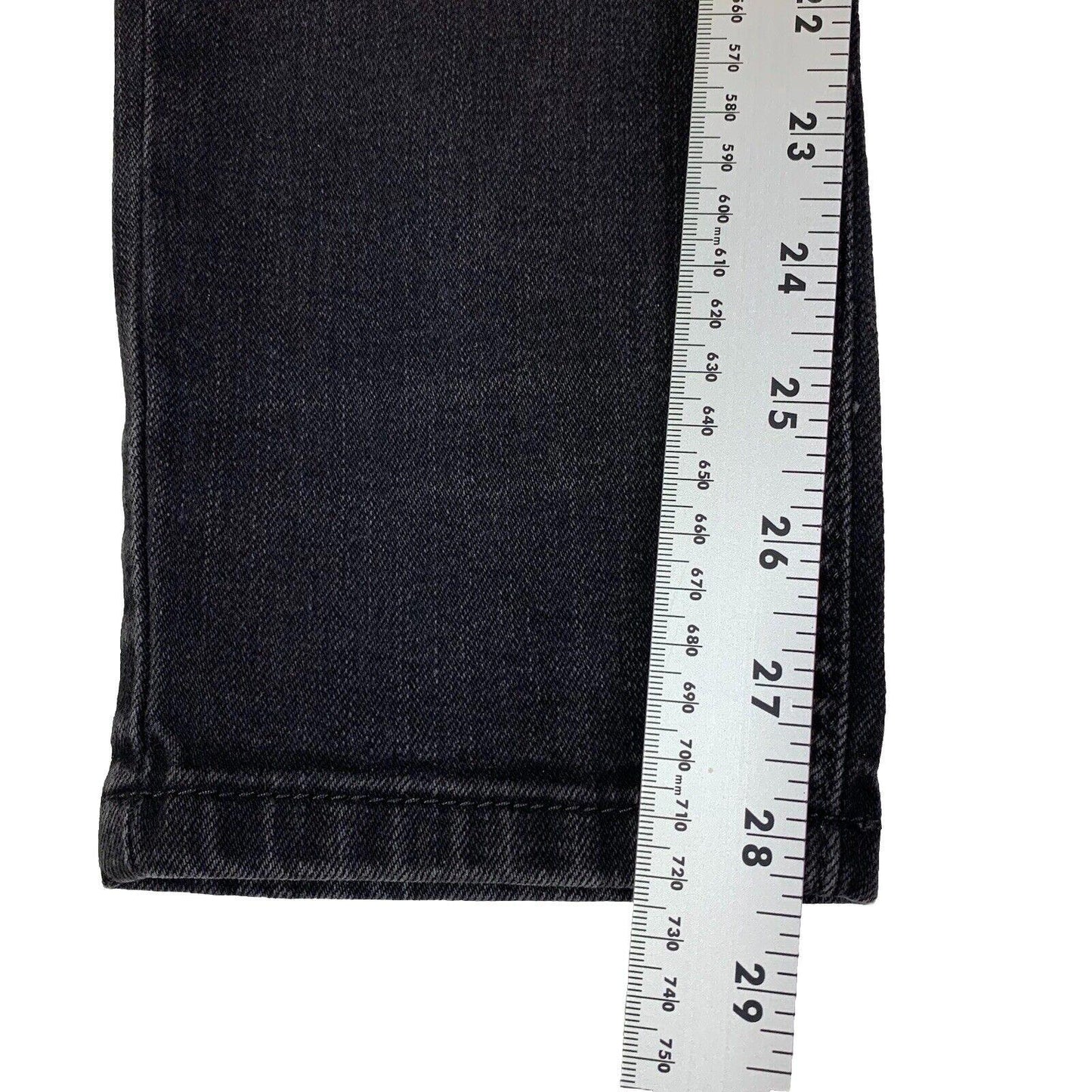 Levis 524 Jeans Girls 5 S/C Black Super low Skinny  Stretch