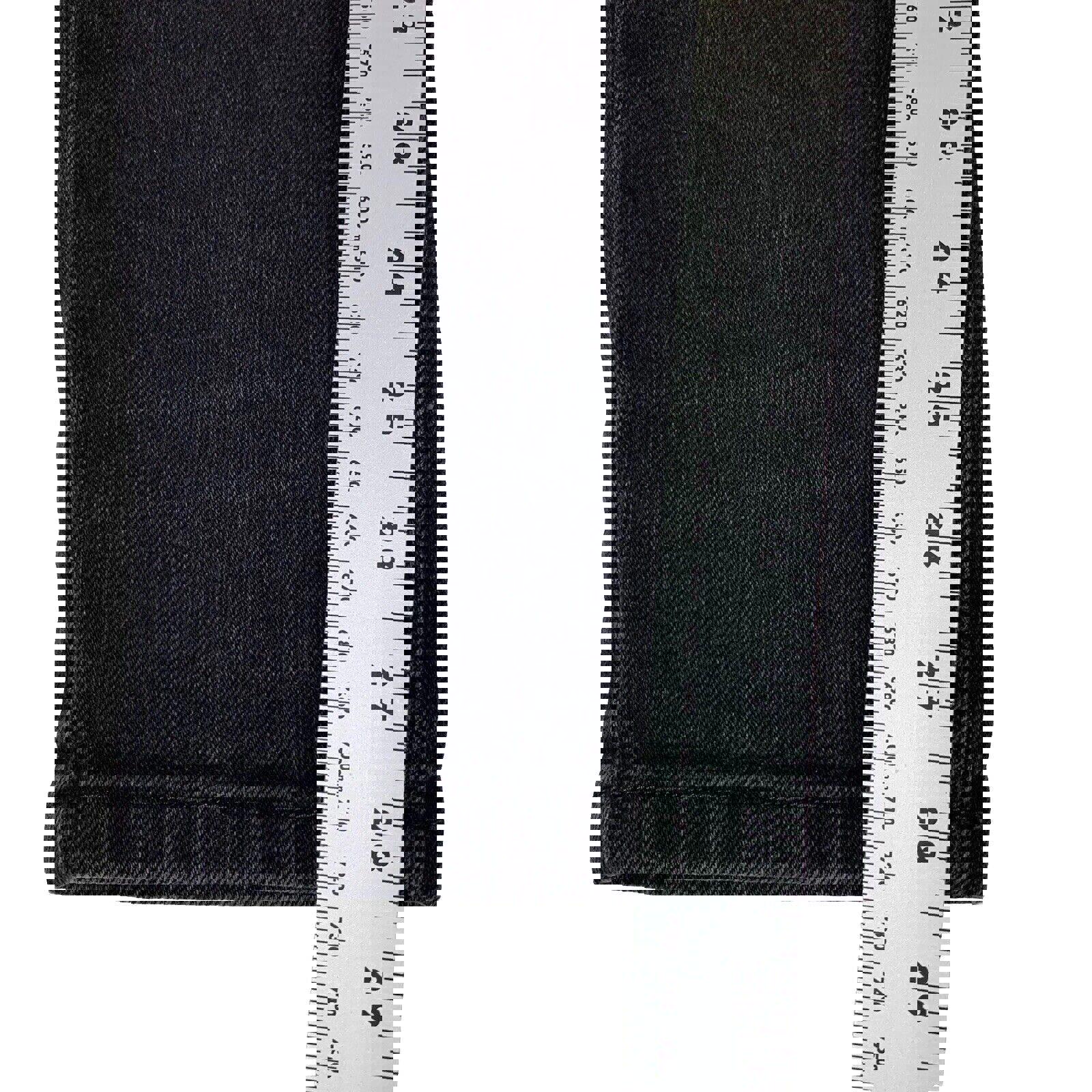 Vaqueros Levi's 524 para niñas, talla 5, negros, ajustados y elásticos.