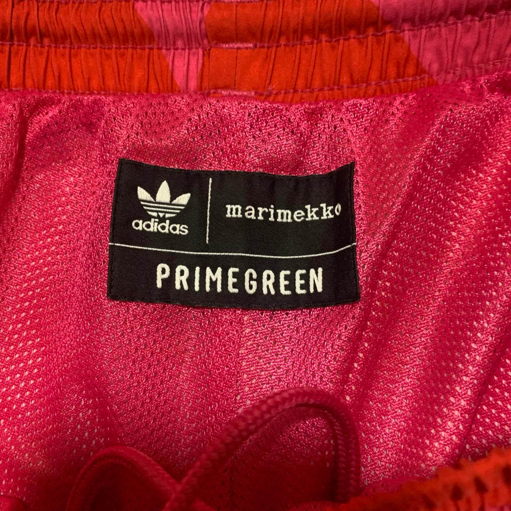 Pantalones deportivos Adidas Marimekko Primegreen para mujer, talla 8-10, color rojo fucsia