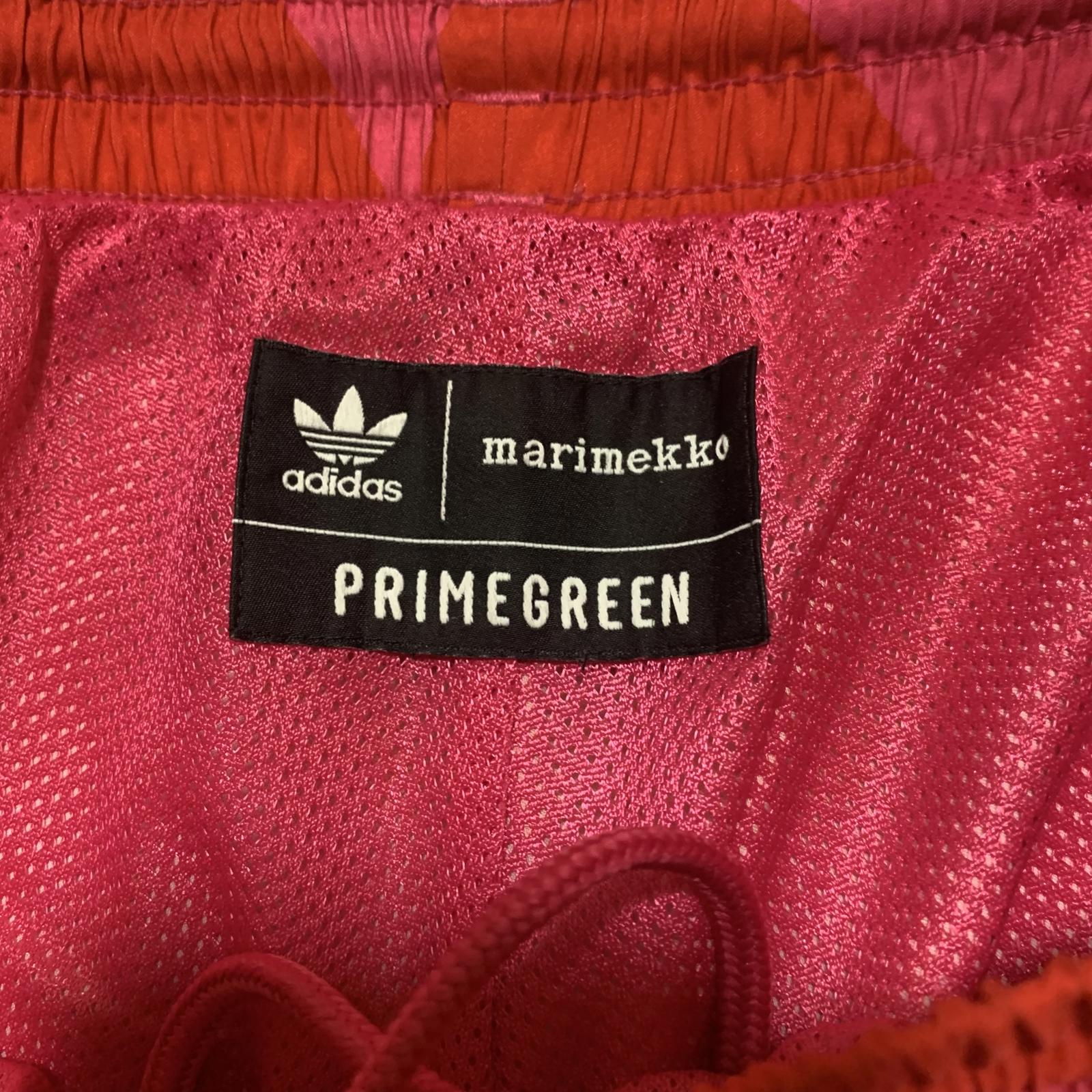 Pantalones deportivos Adidas Marimekko Primegreen para mujer, talla 8-10, color rojo fucsia