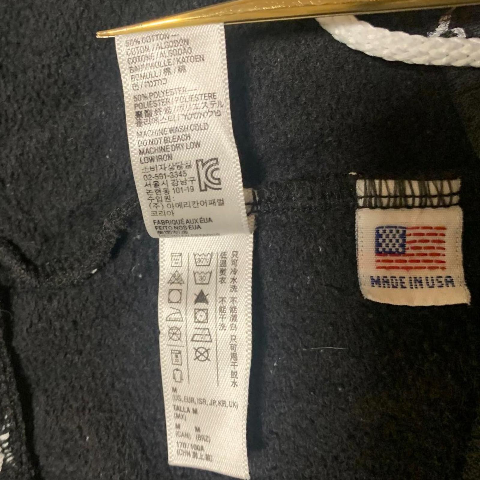 Pantalones deportivos con estampado geométrico en blanco y negro para hombre de American Apparel, talla M