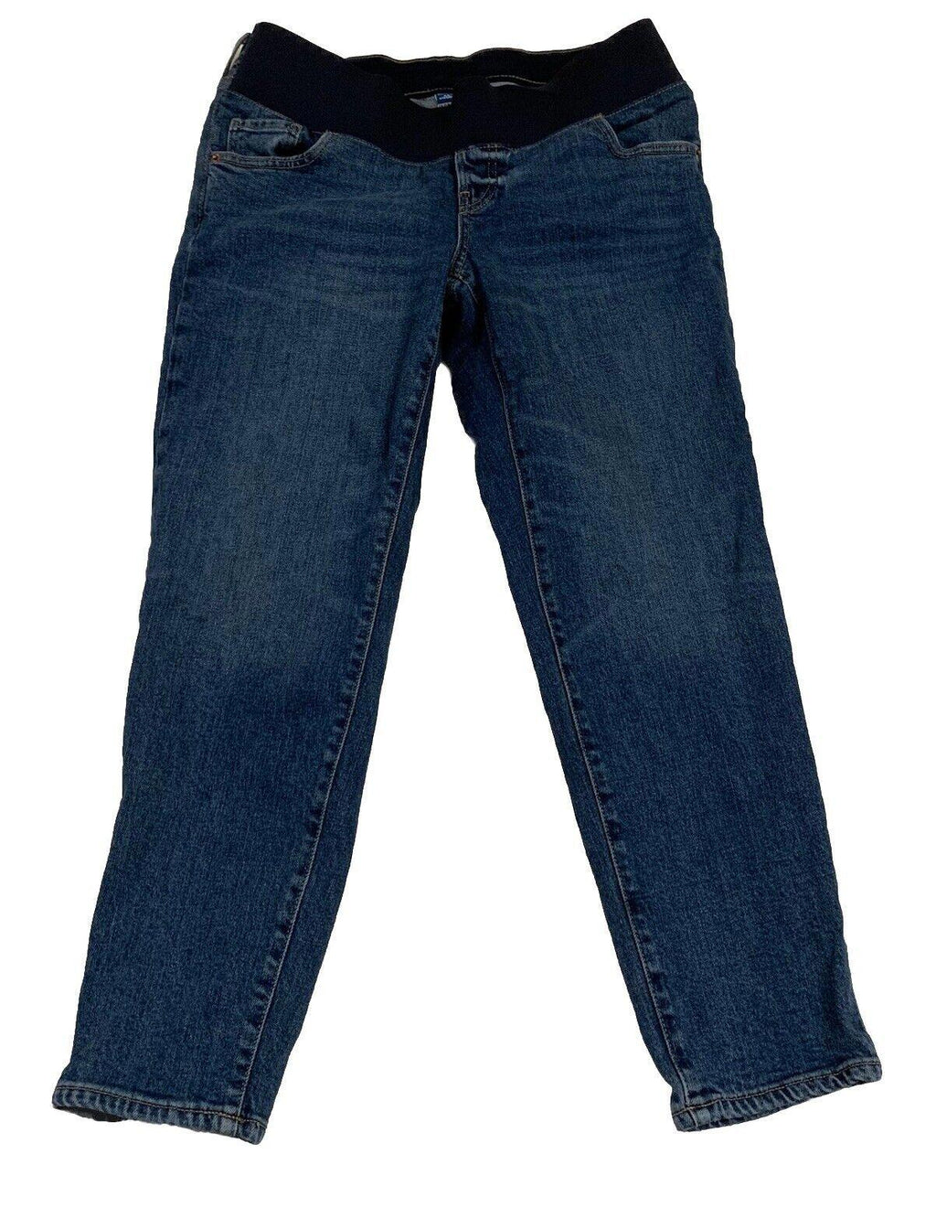Vaqueros rectos azules de maternidad Old Navy OG talla 8 - Ajuste cómodo