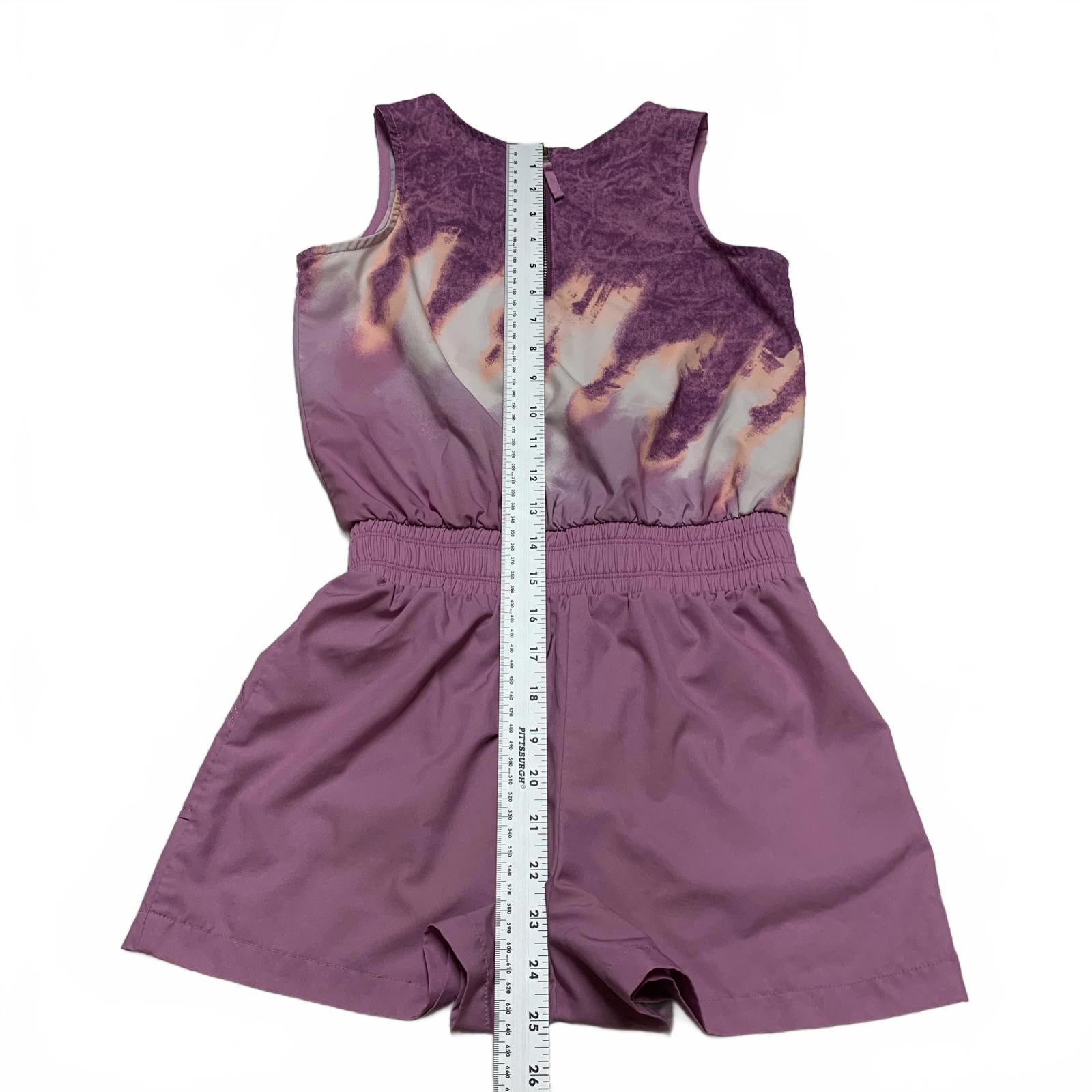 CXJ Justice - Jersey corto morado con efecto tie-dye para niña, talla mediana (10)