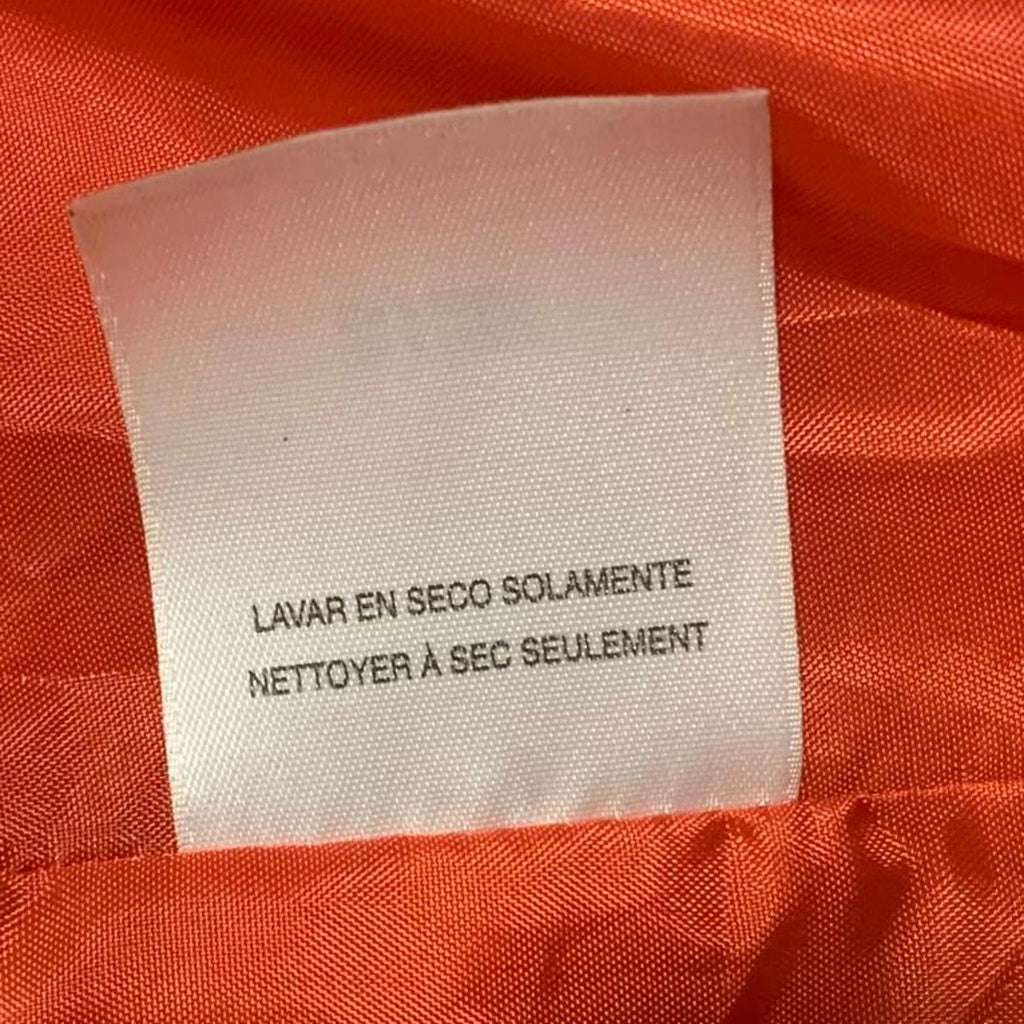 Chaqueta de ante color naranja pimentón para mujer de la colección Alfred Dunner, talla 14