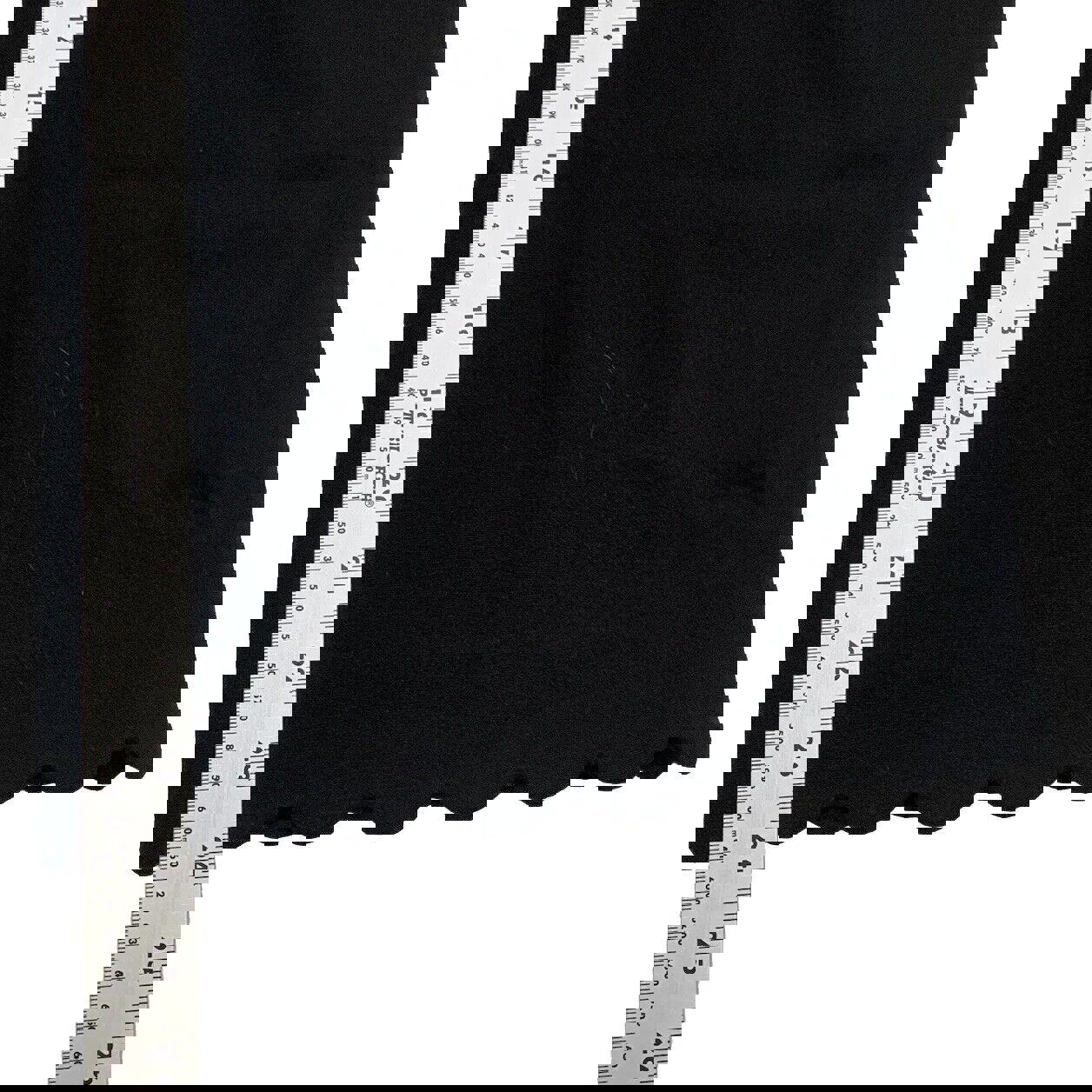 Club Monaco Wide Leg Scallop Hem Pants 8 Black