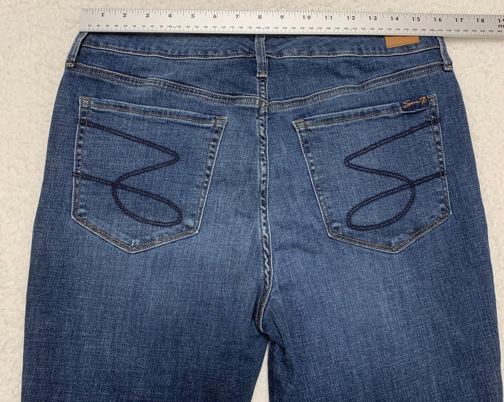 Vaqueros ajustados de tiro ultraalto Seven7 Metro