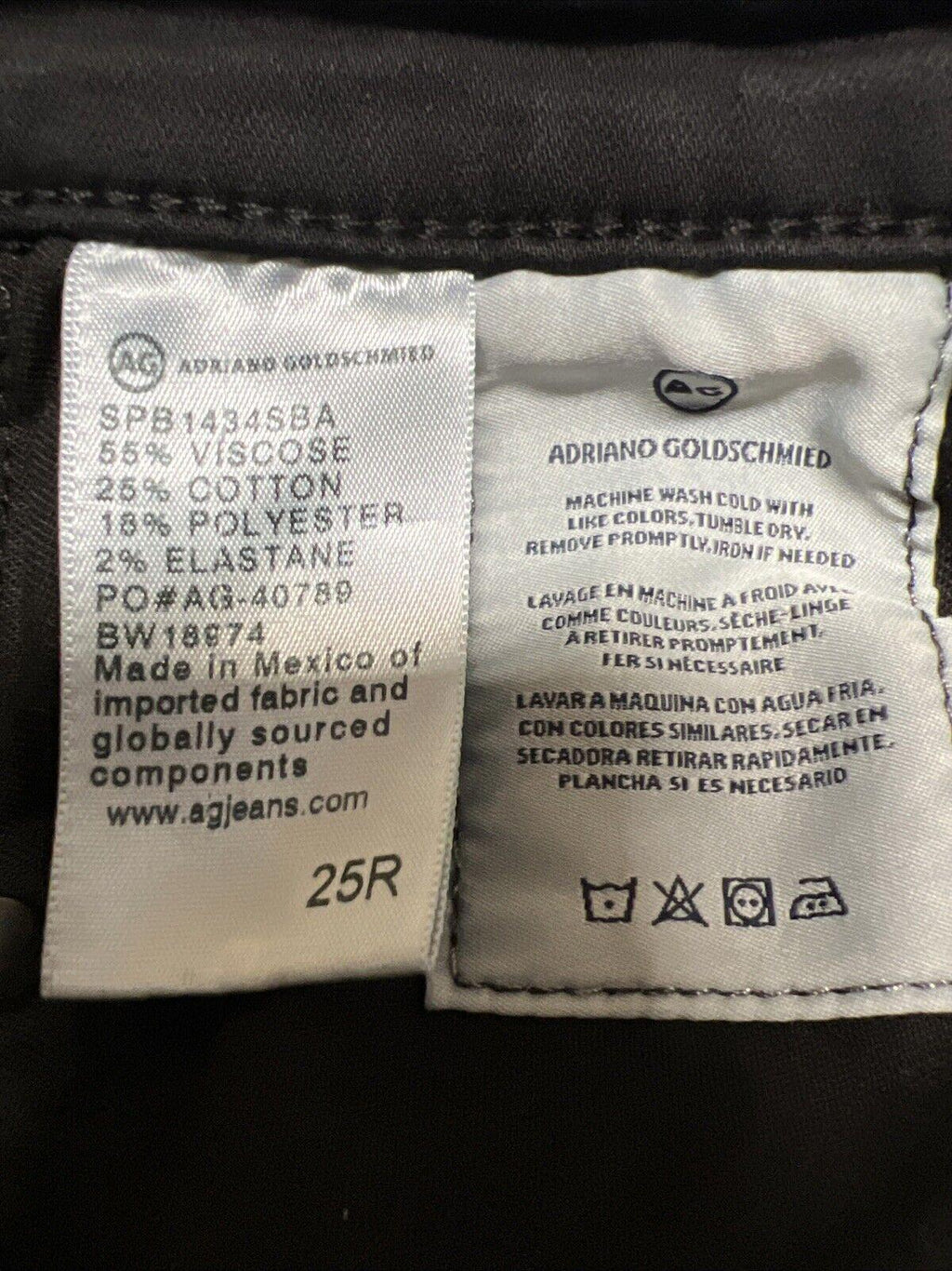 AG Adriano Goldschmied The Prima Crop Jeans 25R