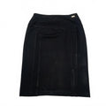 Ivanka Trump Womens Black Elegant Pencil Skirt Stretch 30" Waist Pull On