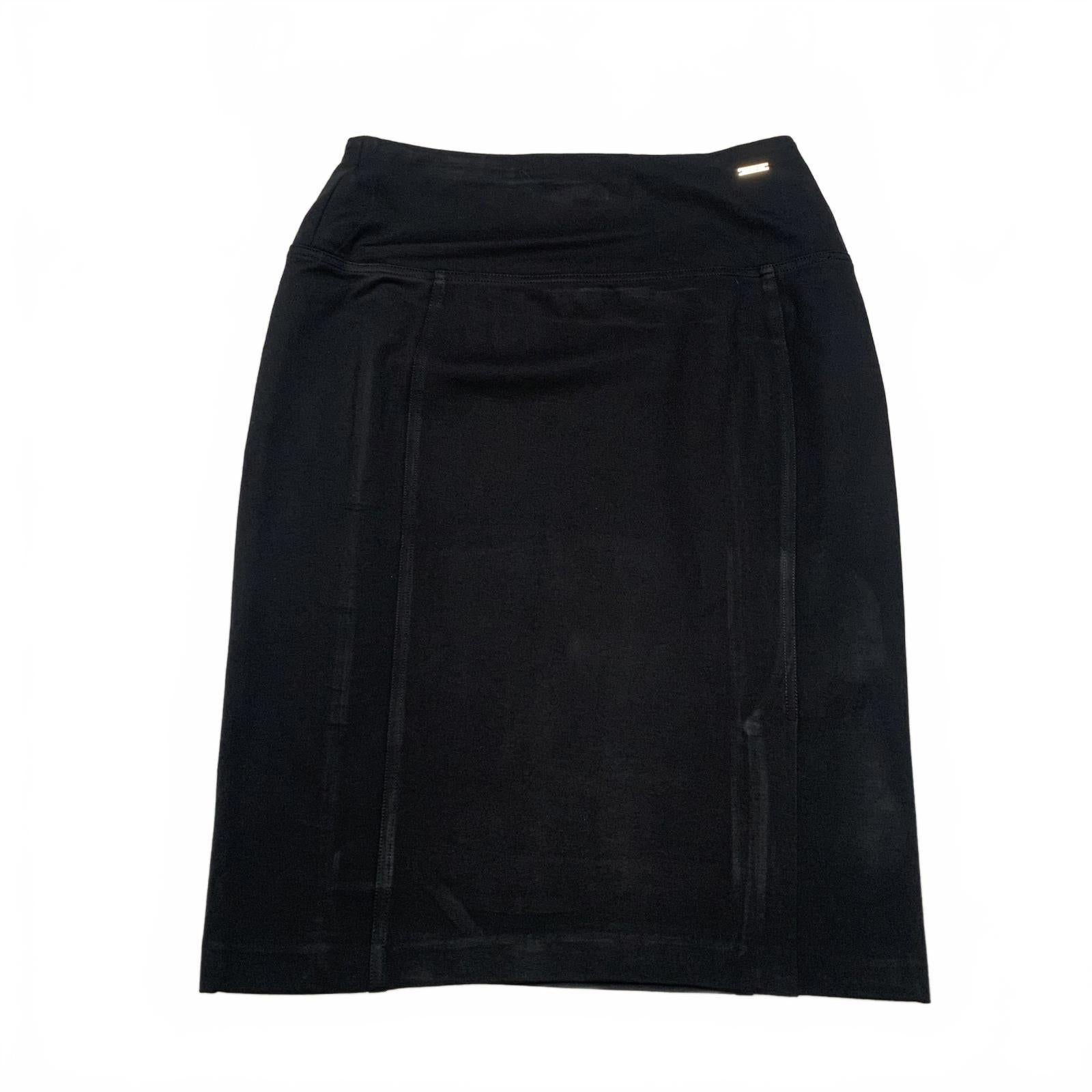 Falda tubo elegante negra de Ivanka Trump para mujer, elástica, de 76 cm de cintura, sin cierres