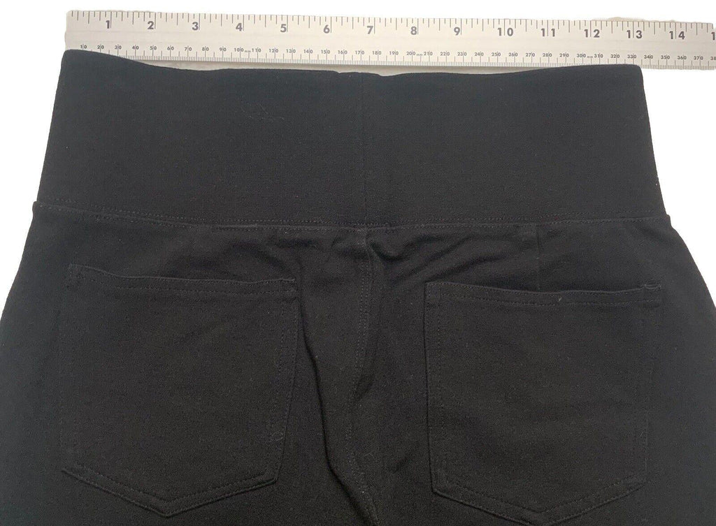 Cinturón elástico negro de latón para mujer, de 28 pulgadas, mediano, con cierre de velcro