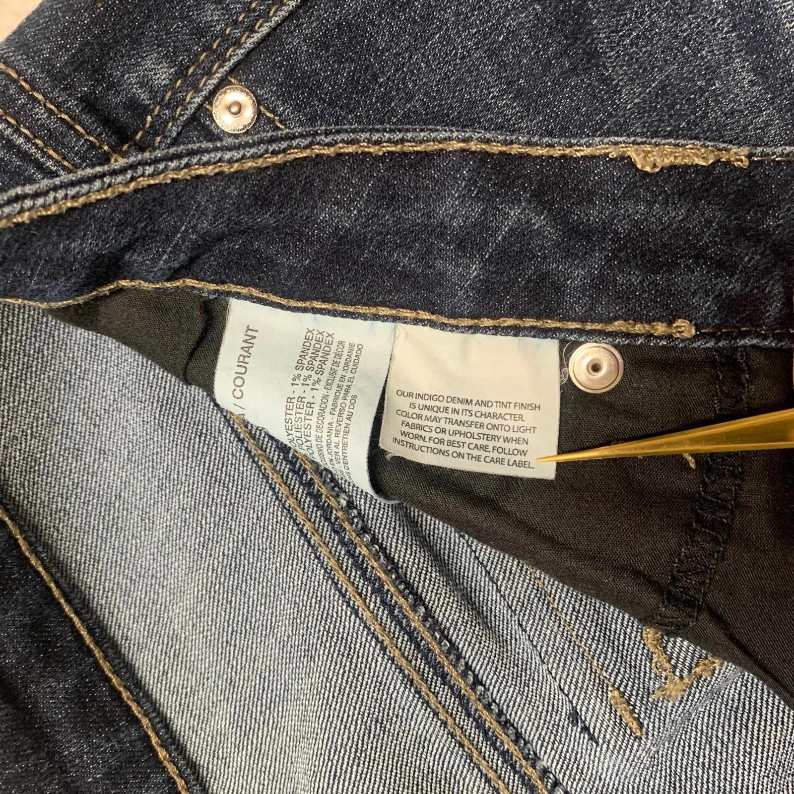 Vaqueros Nine West para mujer, talla 8R, lavado azul oscuro, corte de bota, 32 x 29