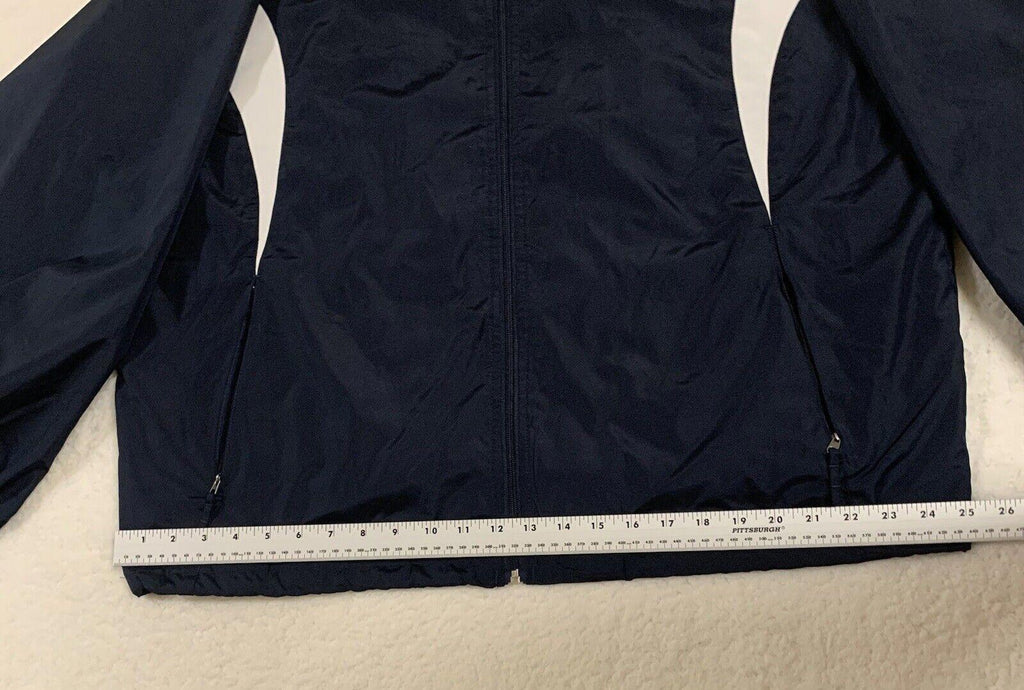 Chaqueta cortavientos con forro Holloway para hombre, talla L, azul marino, Sparta, hockey sobre hielo, cremallera completa