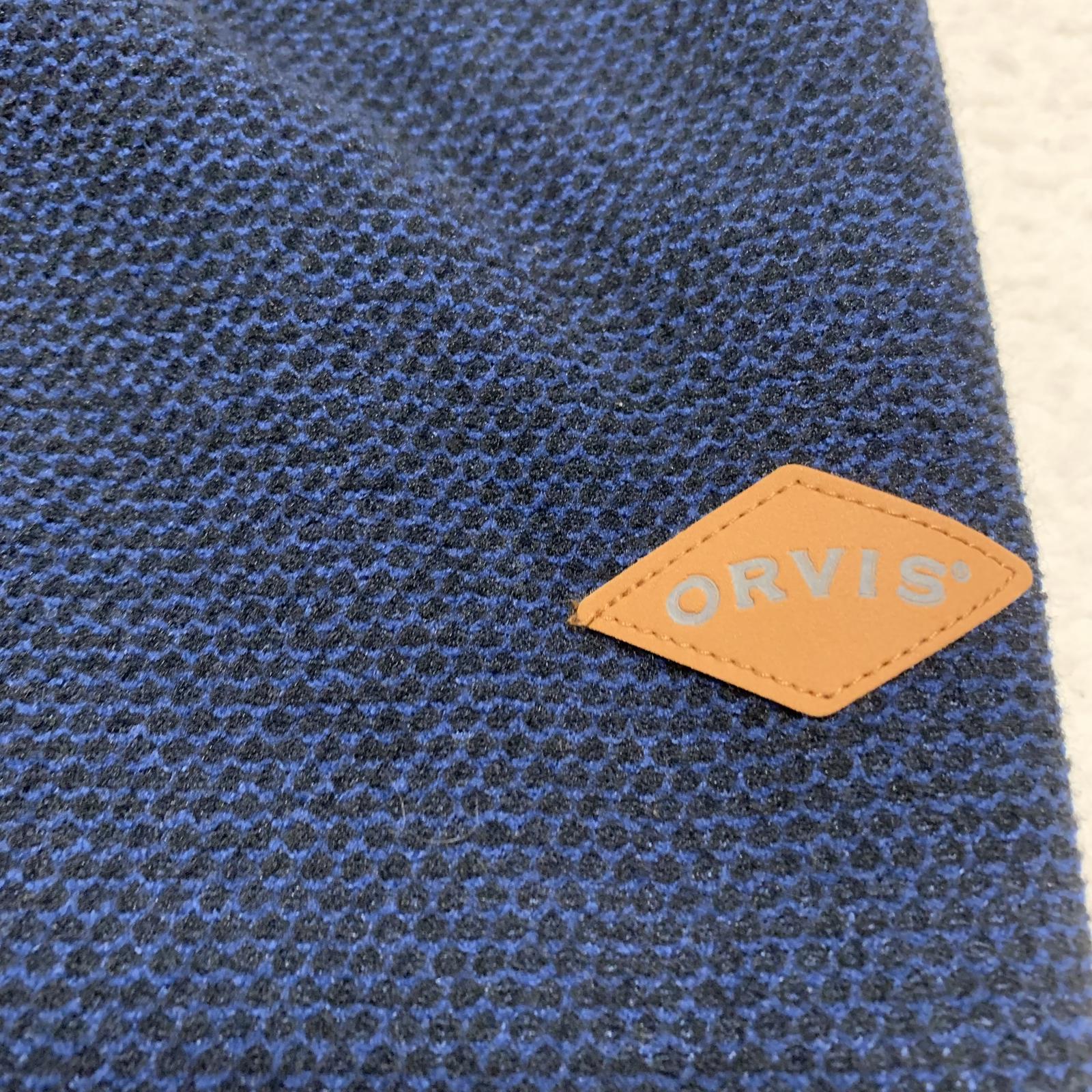 Chaqueta polar azul marino mediana con forro de sherpa de Orvis para hombre