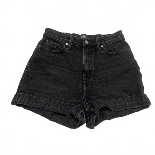 BDG Womens Size 25 Black Mom High-Rise Denim Shorts