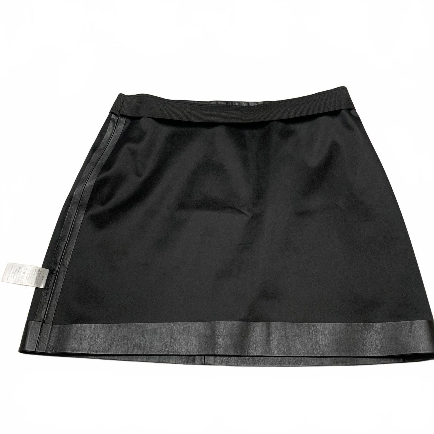 Shinestar Womens Size Medium Black Faux Leather Mini Skirt - Size M