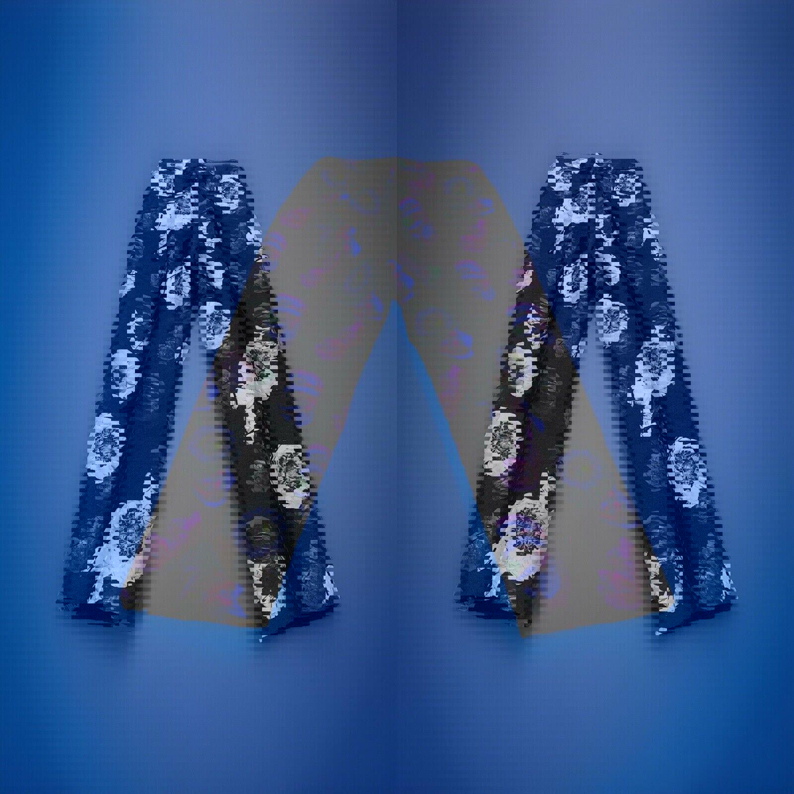 Pantalones de mujer J. Crew, talla 00, estampado floral de amapolas, corte cropped