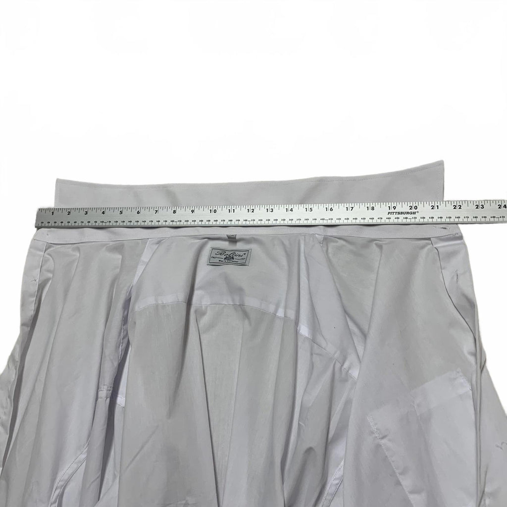 Camisa de vestir clásica con botones Boltini para hombre, talla 4XL, blanca, talla 20-20,5