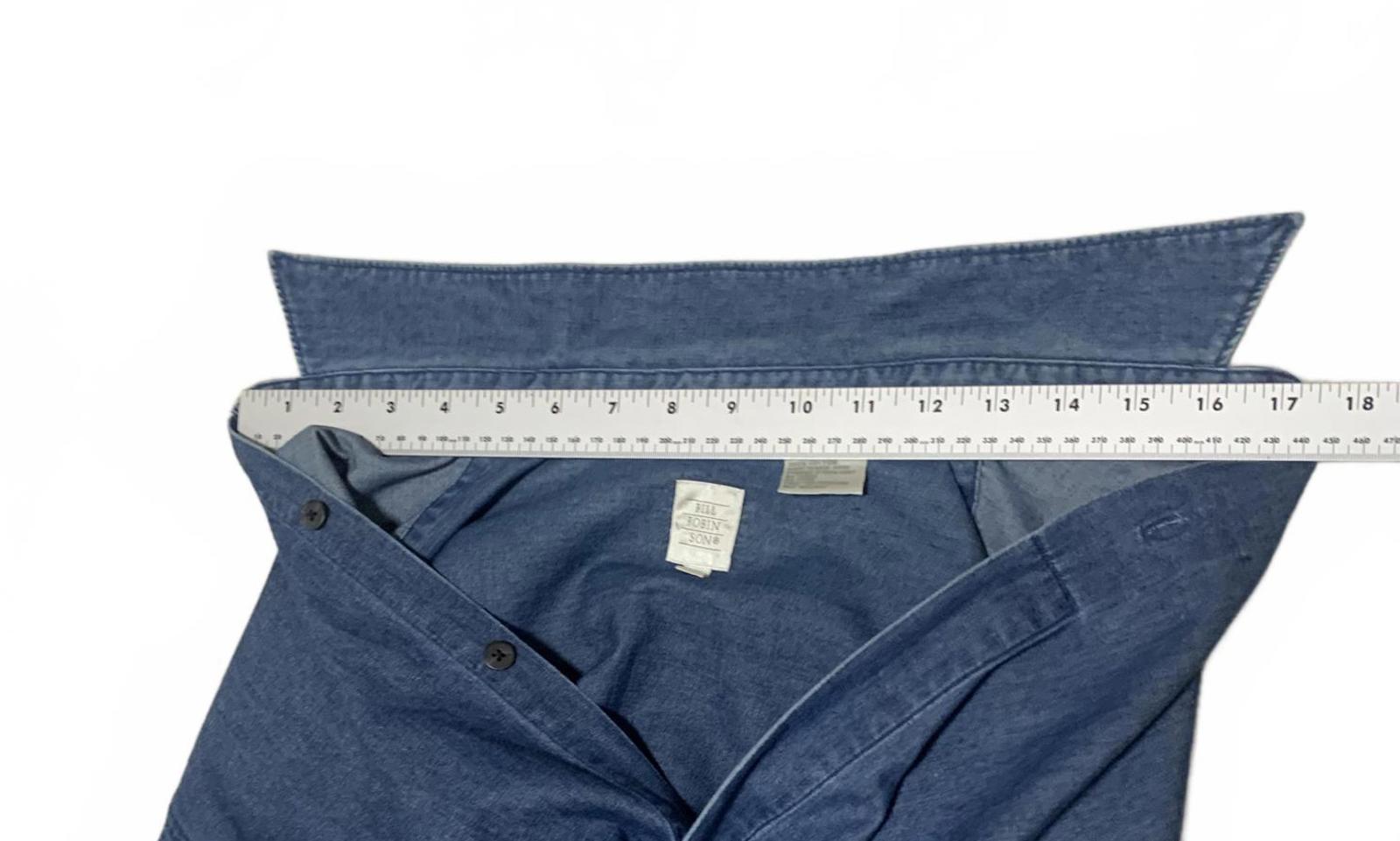 Camisa vaquera clásica VTG de los años 90 de Bill Robinson para hombre, talla M, fabricada en Hong Kong.