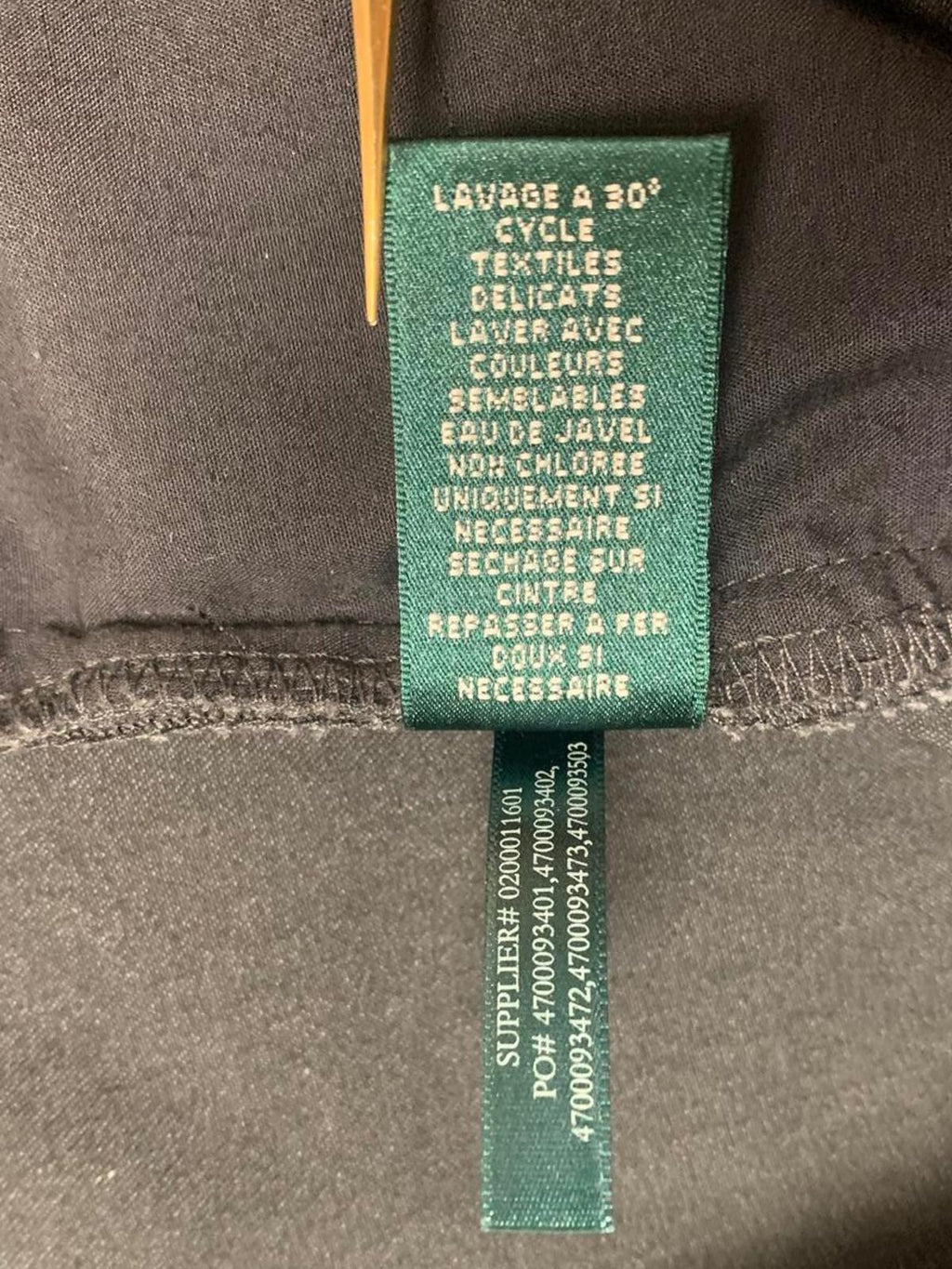 Pantalones de vestir Lauren Ralph Lauren Adelle para mujer, talla 10, color gris, ancho 34 x 28