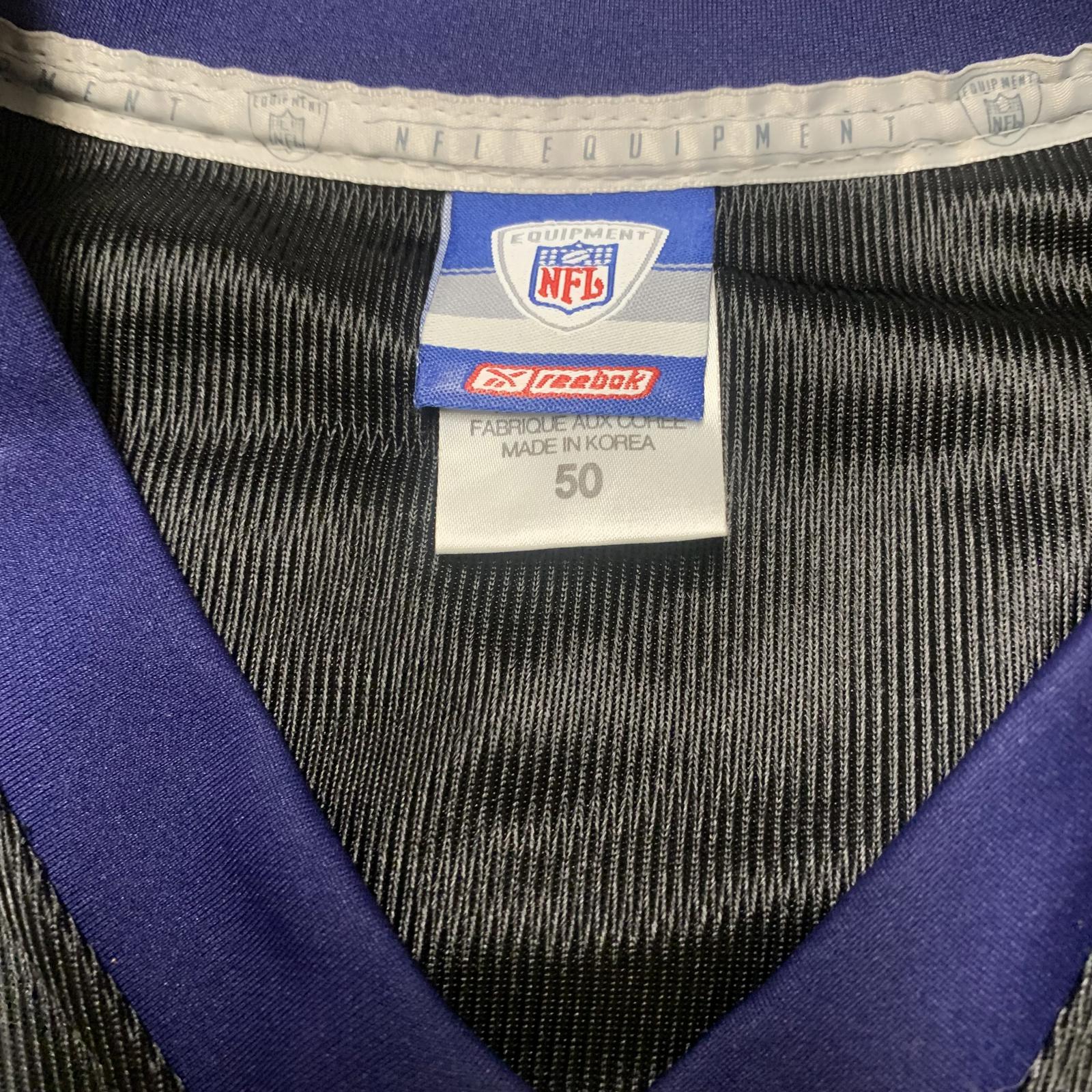 Camiseta Reebok Willis McGahee de los Baltimore Ravens talla 50 auténtica